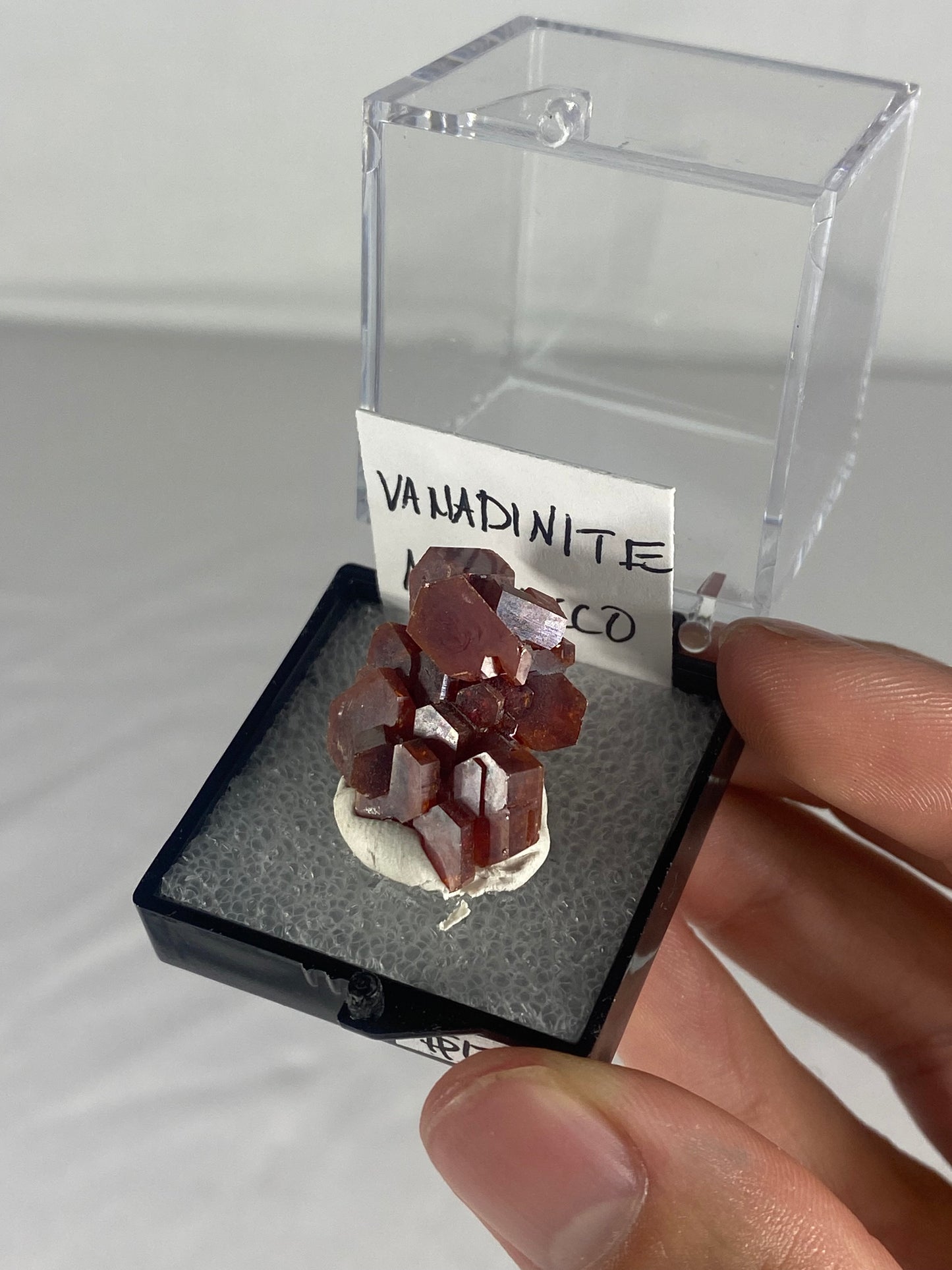 Moroccan Vanadinite Thumbnail Specimen (Pre-Done D)