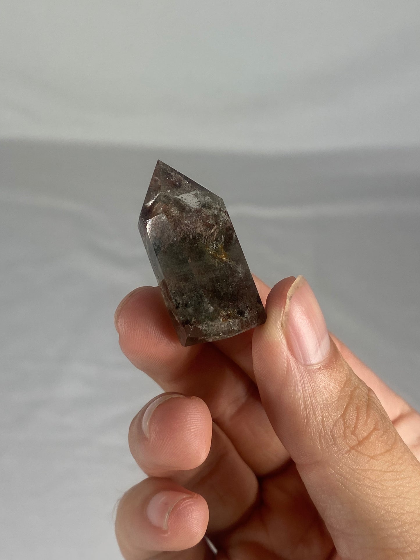Madagascan Polished Garden Quartz Mini Tower (E)