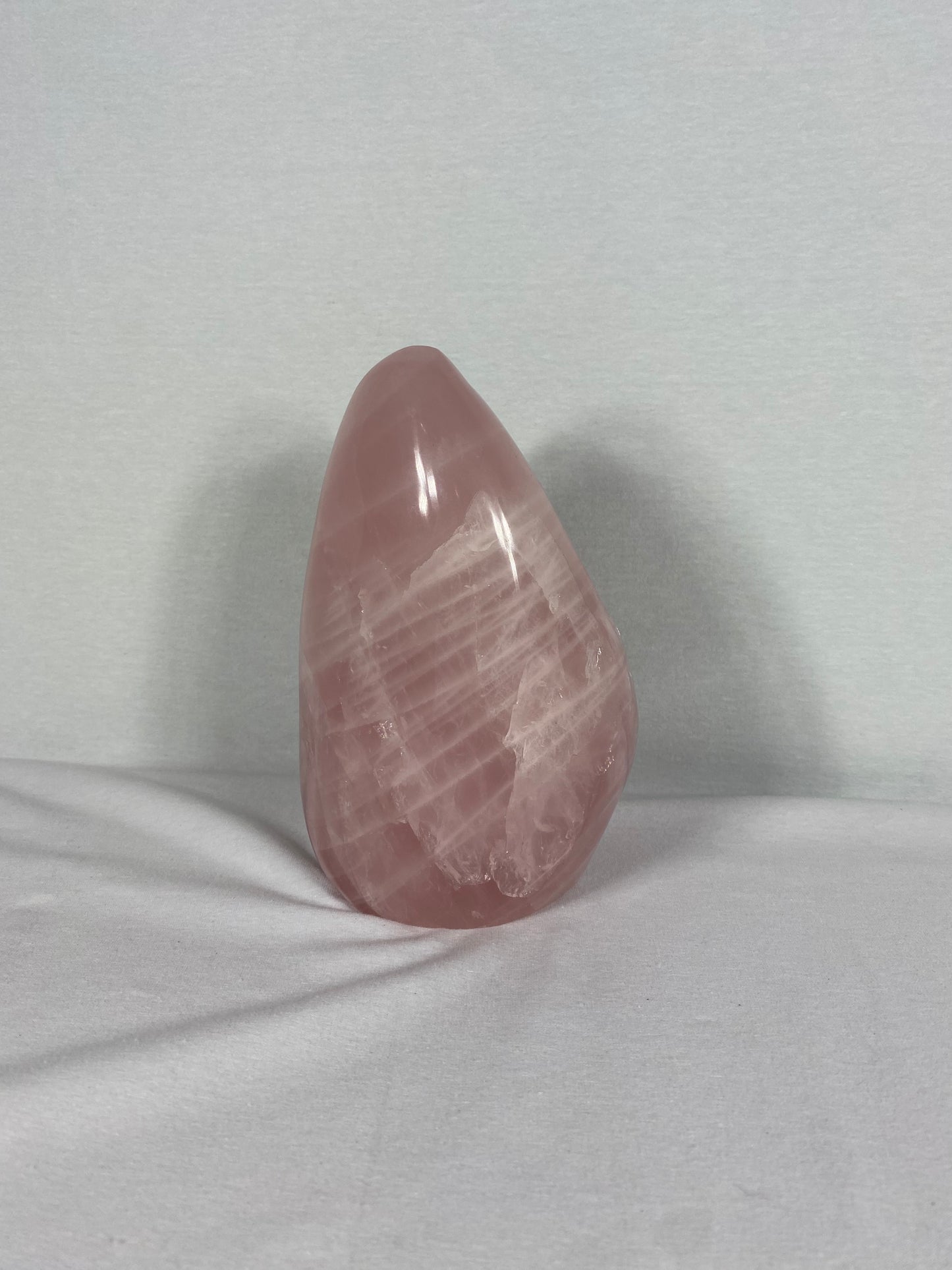 Madagascan Polished Rose Quartz Mountain (B)