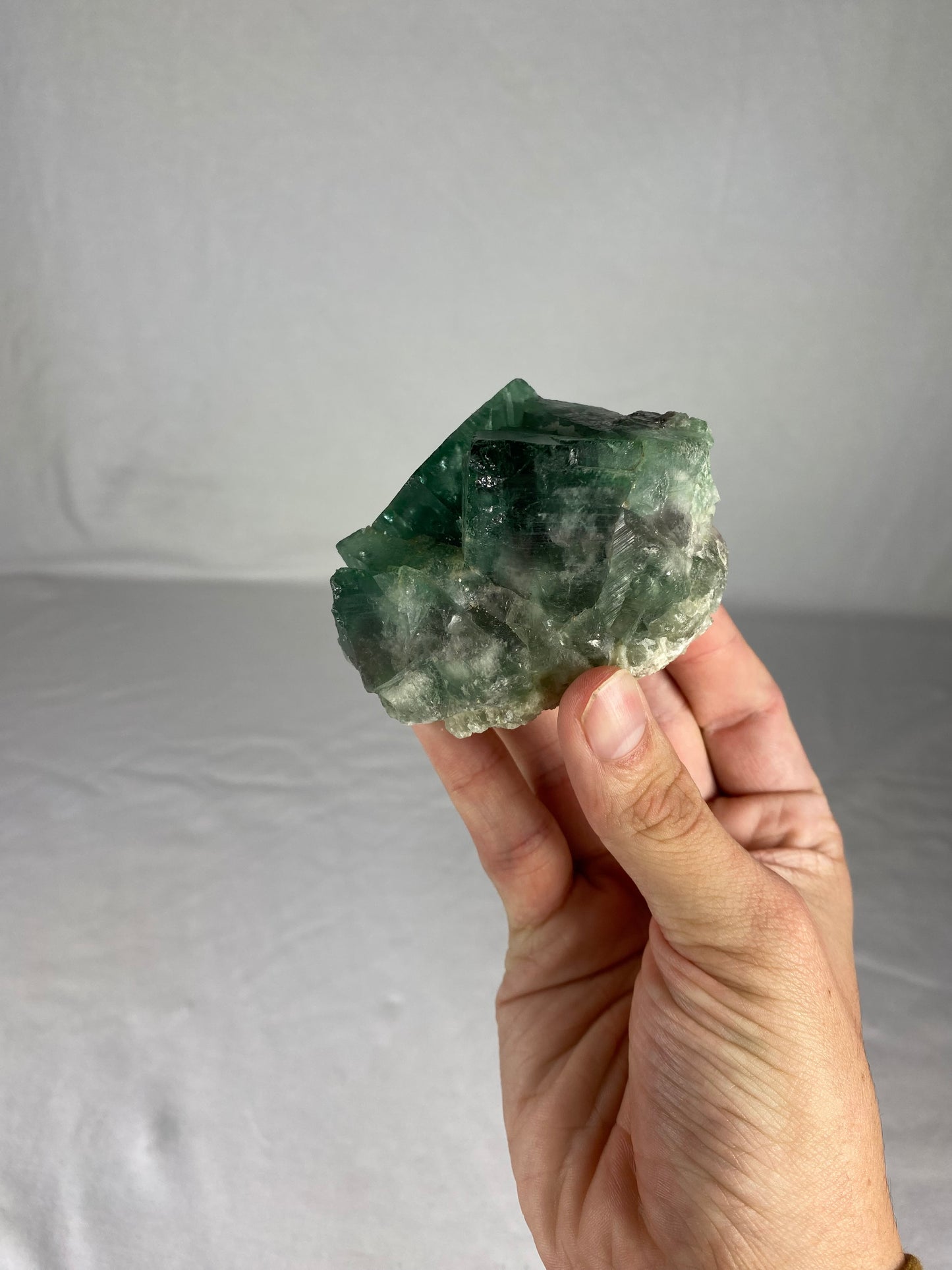 Madagascan Cubic Green Fluorite Specimen (F)