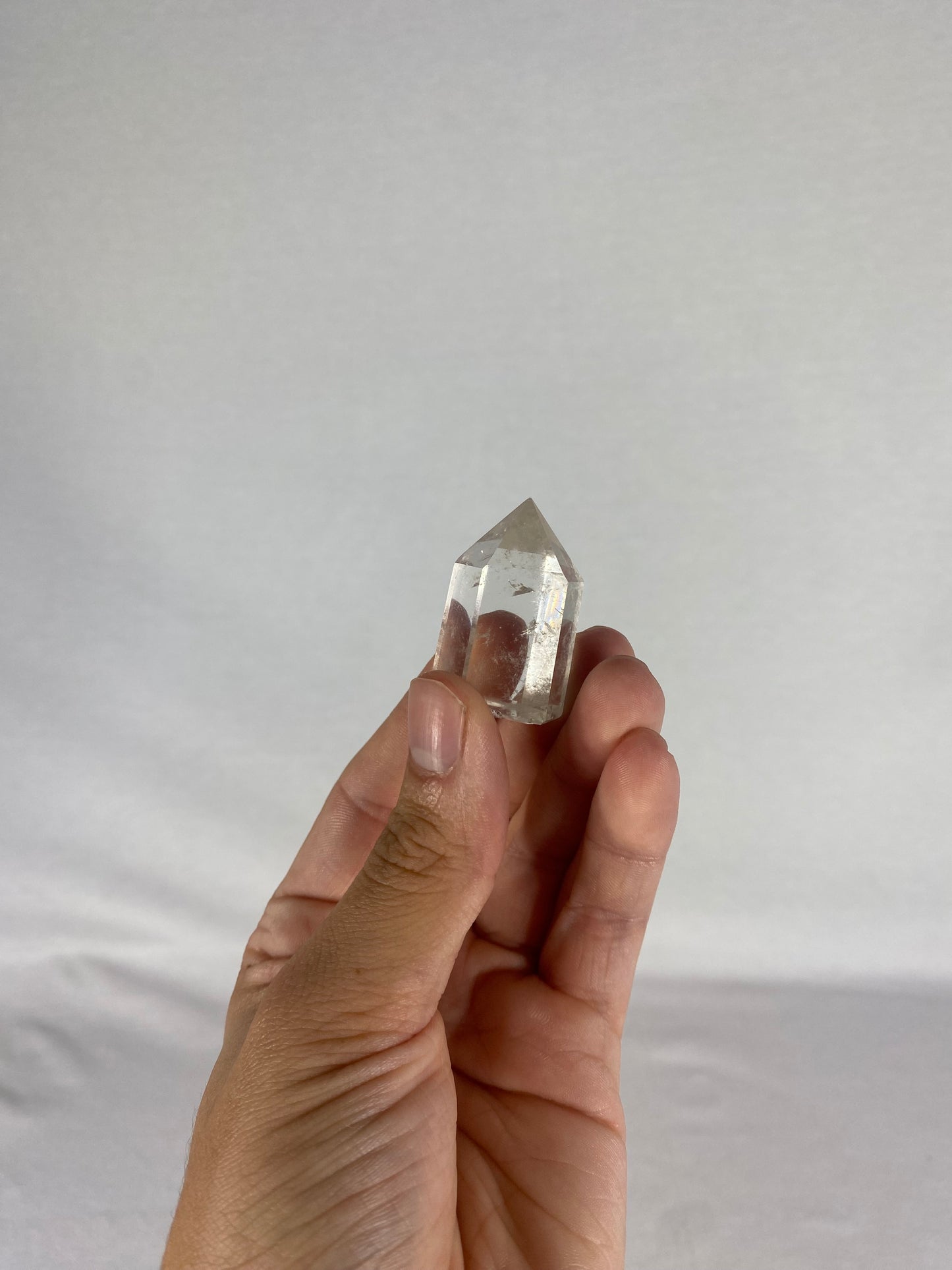 Chinese Polished Clear Quartz Tower (E)