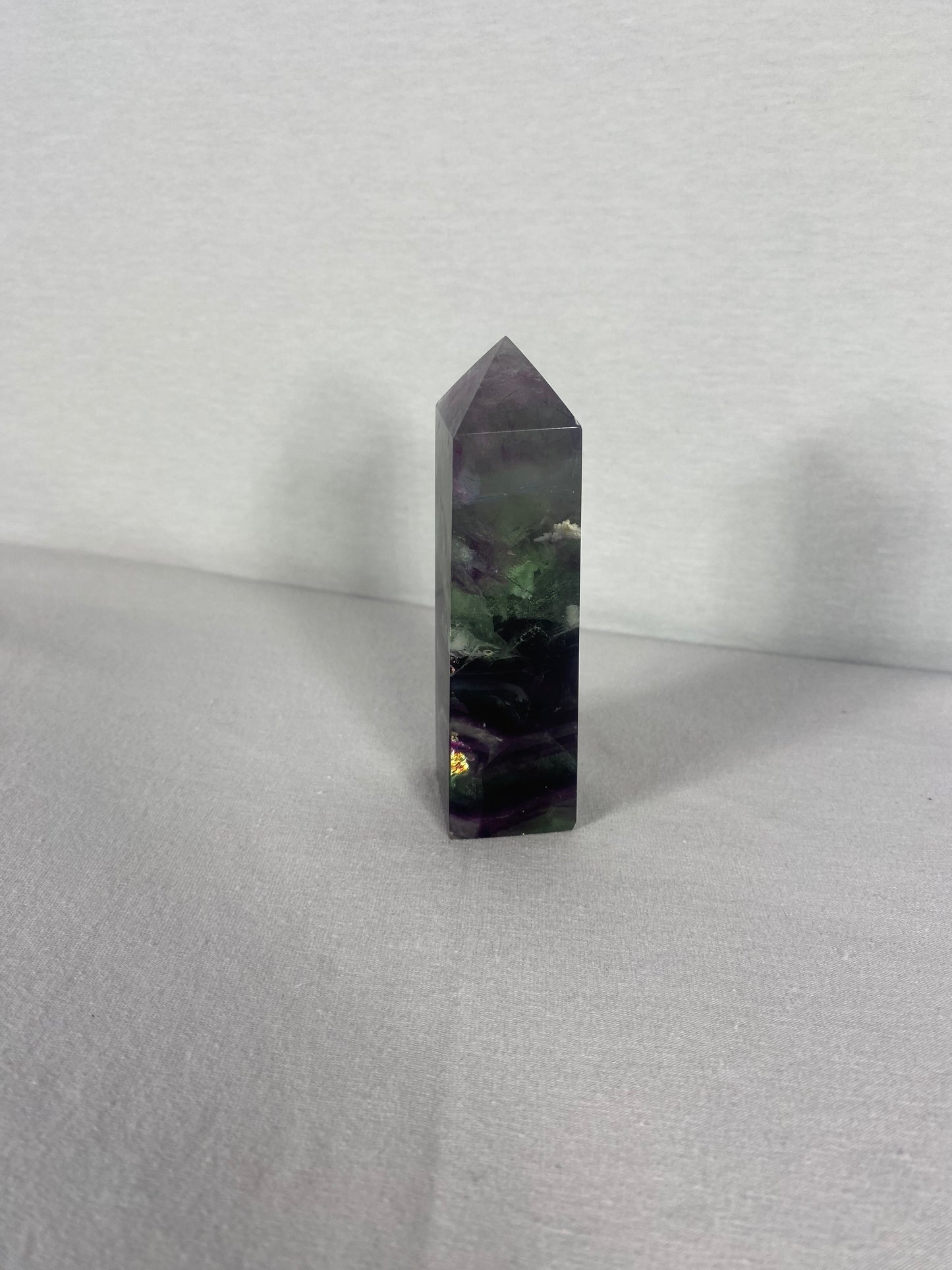 Chinese Polished Fluorite Tower (A)