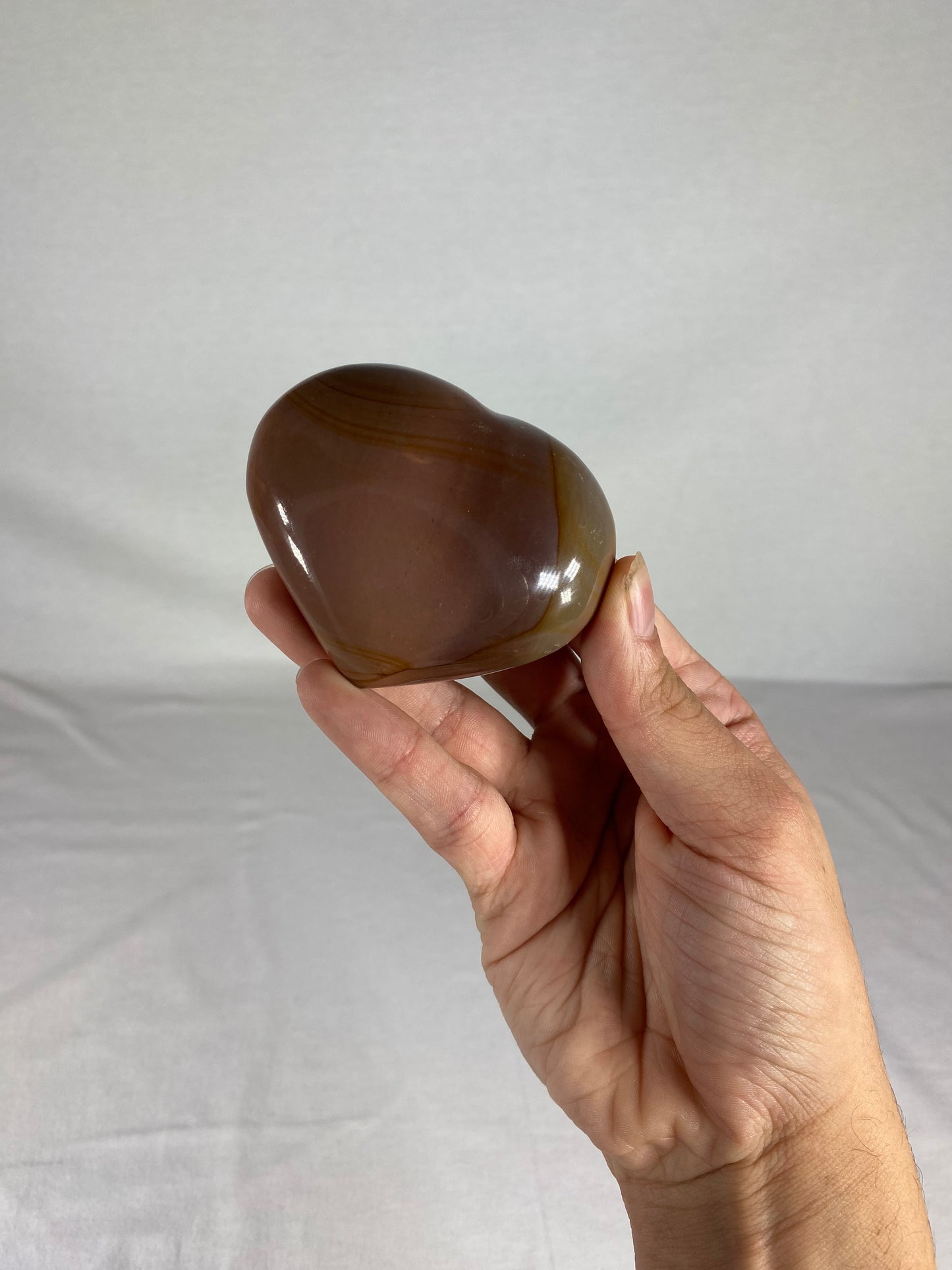 Madagascan Polished Jasper Heart (G)