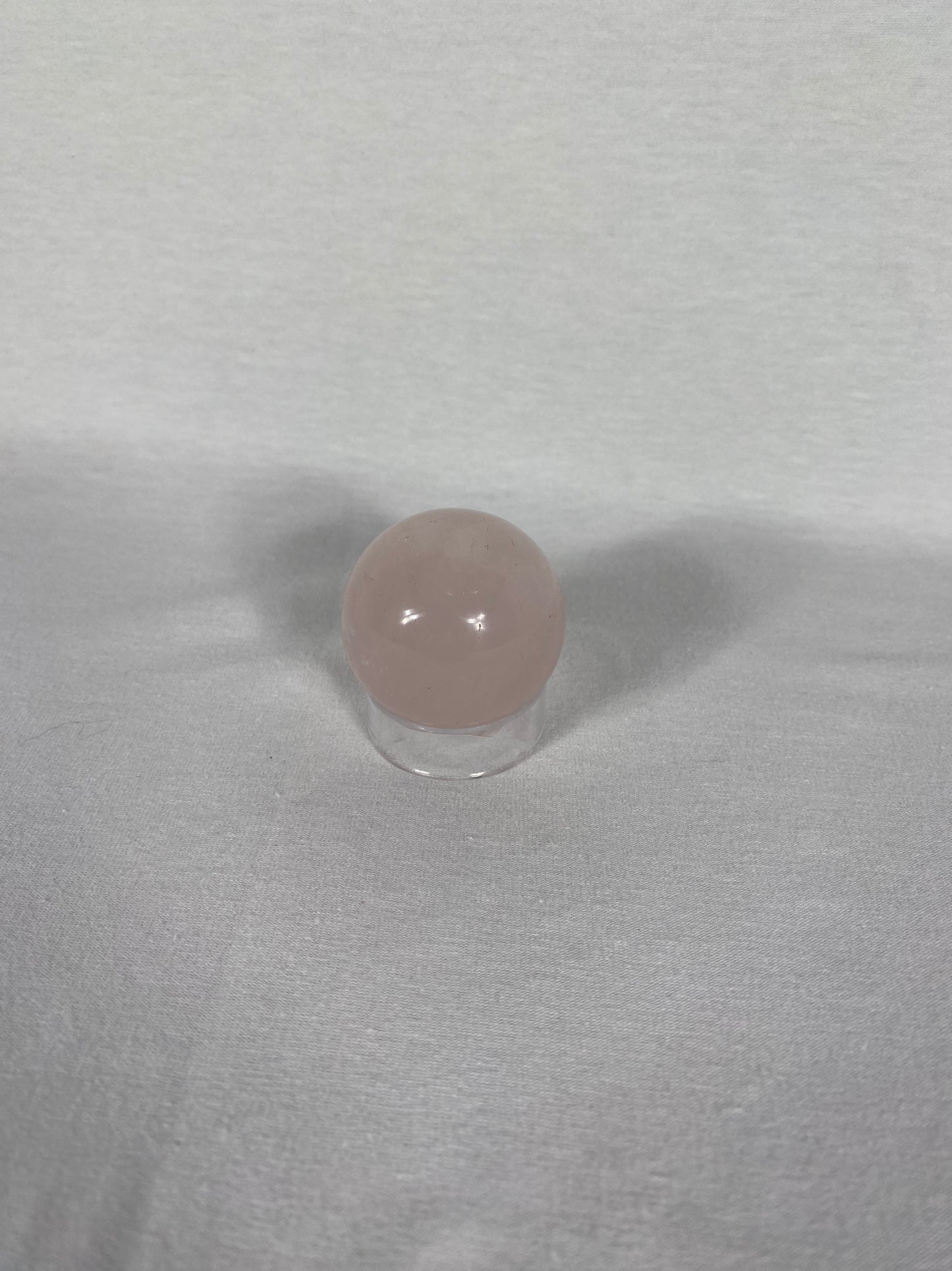 Madagascan Polished Rose Quartz Sphere (J)