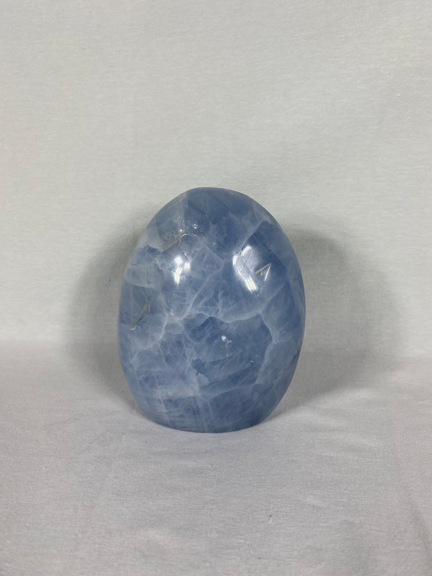 Madagascan Polished Blue Calcite Mountain (H)