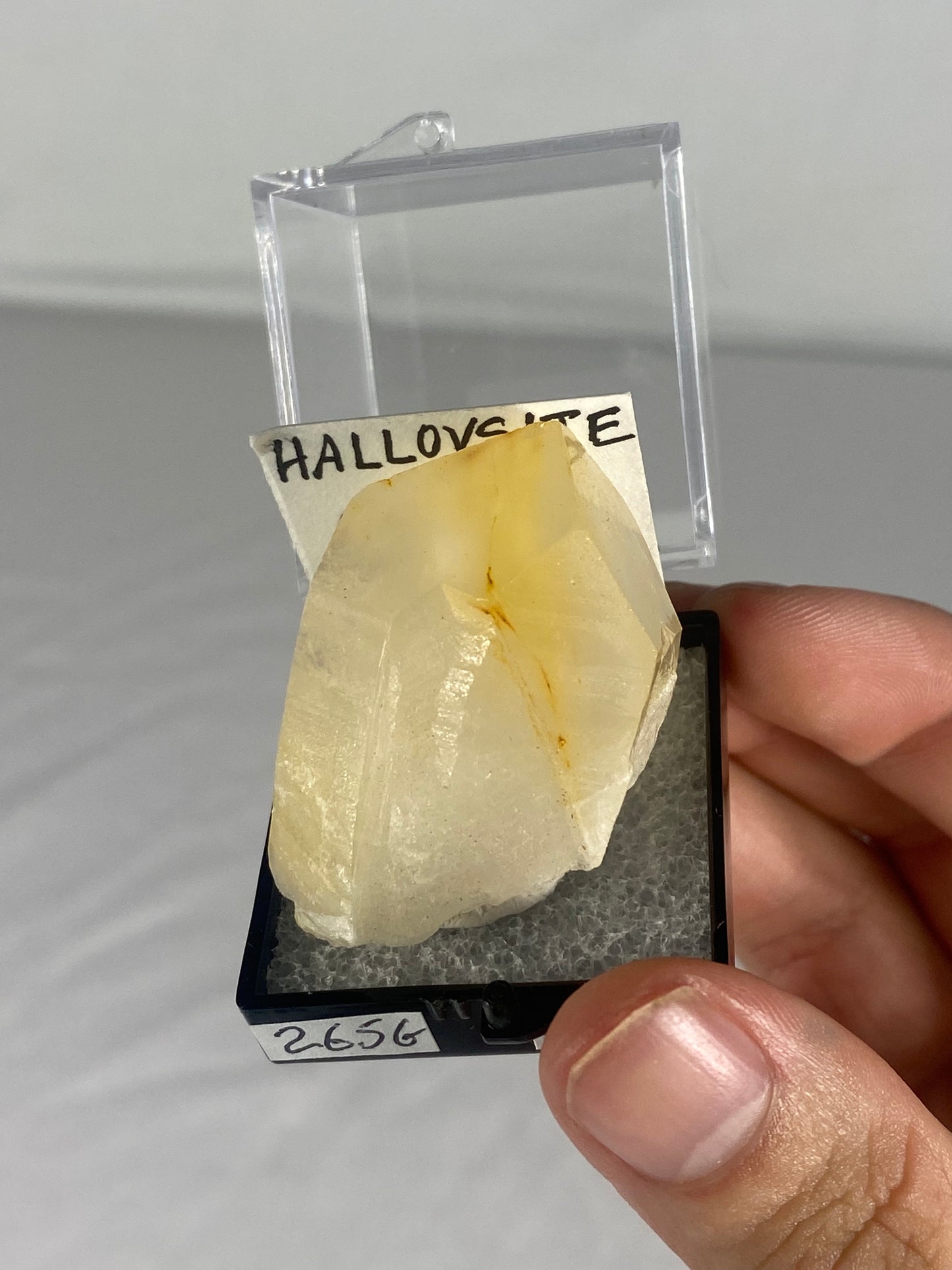 Pakistani Halloysite Quartz Thumbnail Specimen (Pre-Done K)