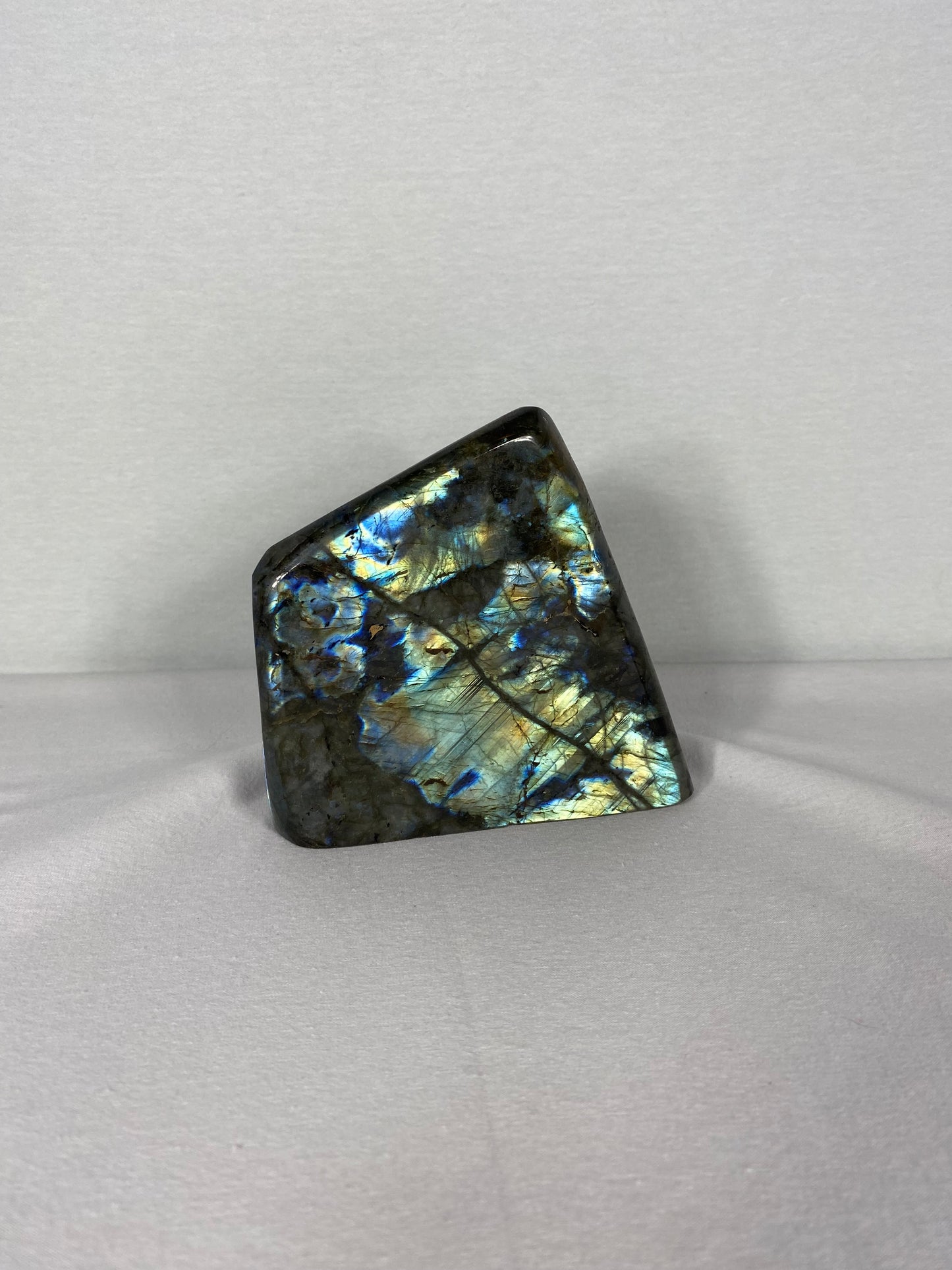 Madagascan Polished Labradorite Freeform Mountain (C)