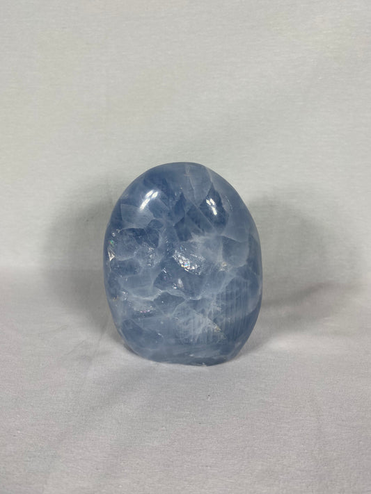 Madagascan Polished Blue Calcite Mountain (H)