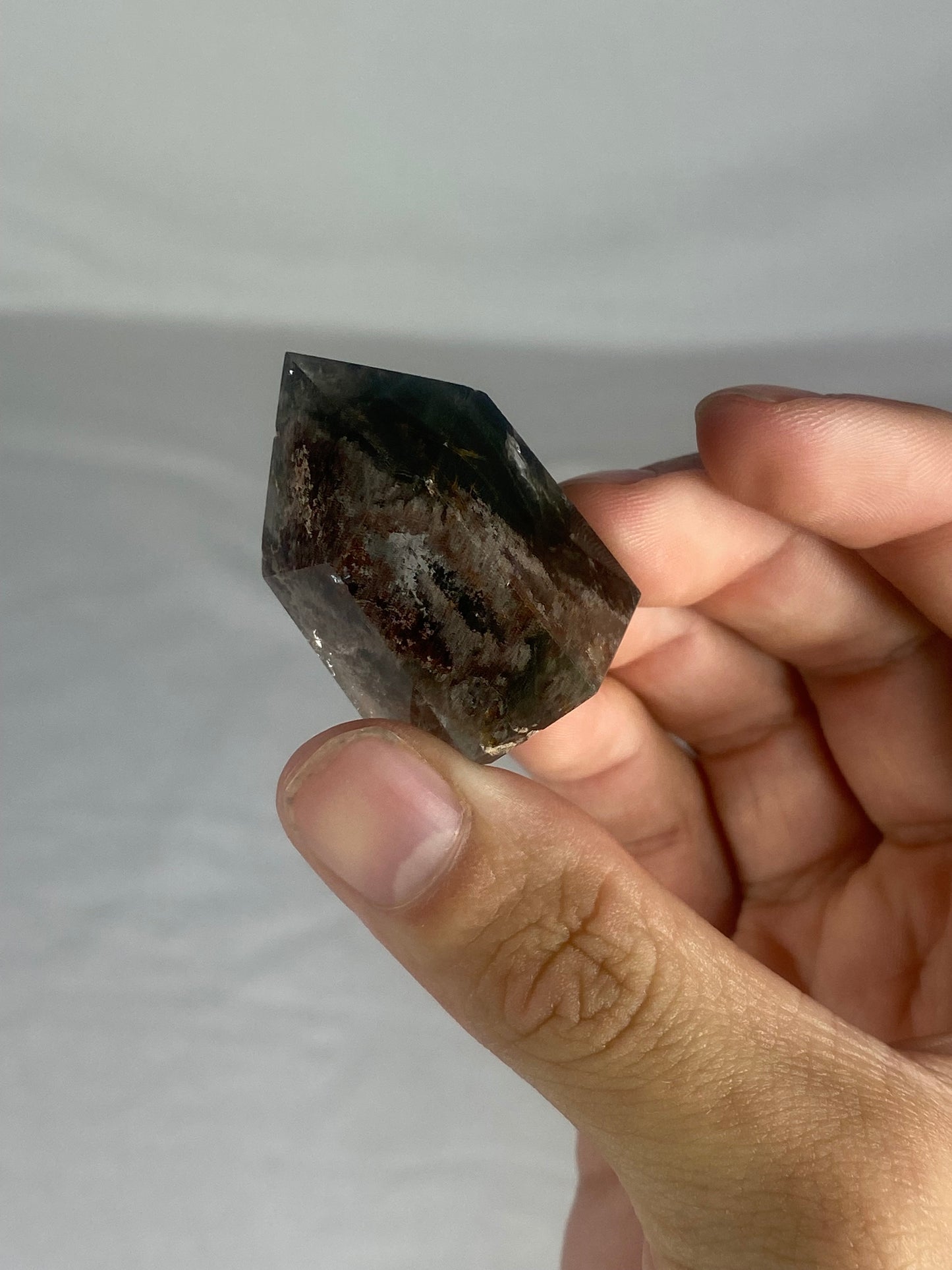 Madagascan Polished Garden Quartz Mini Tower (A)