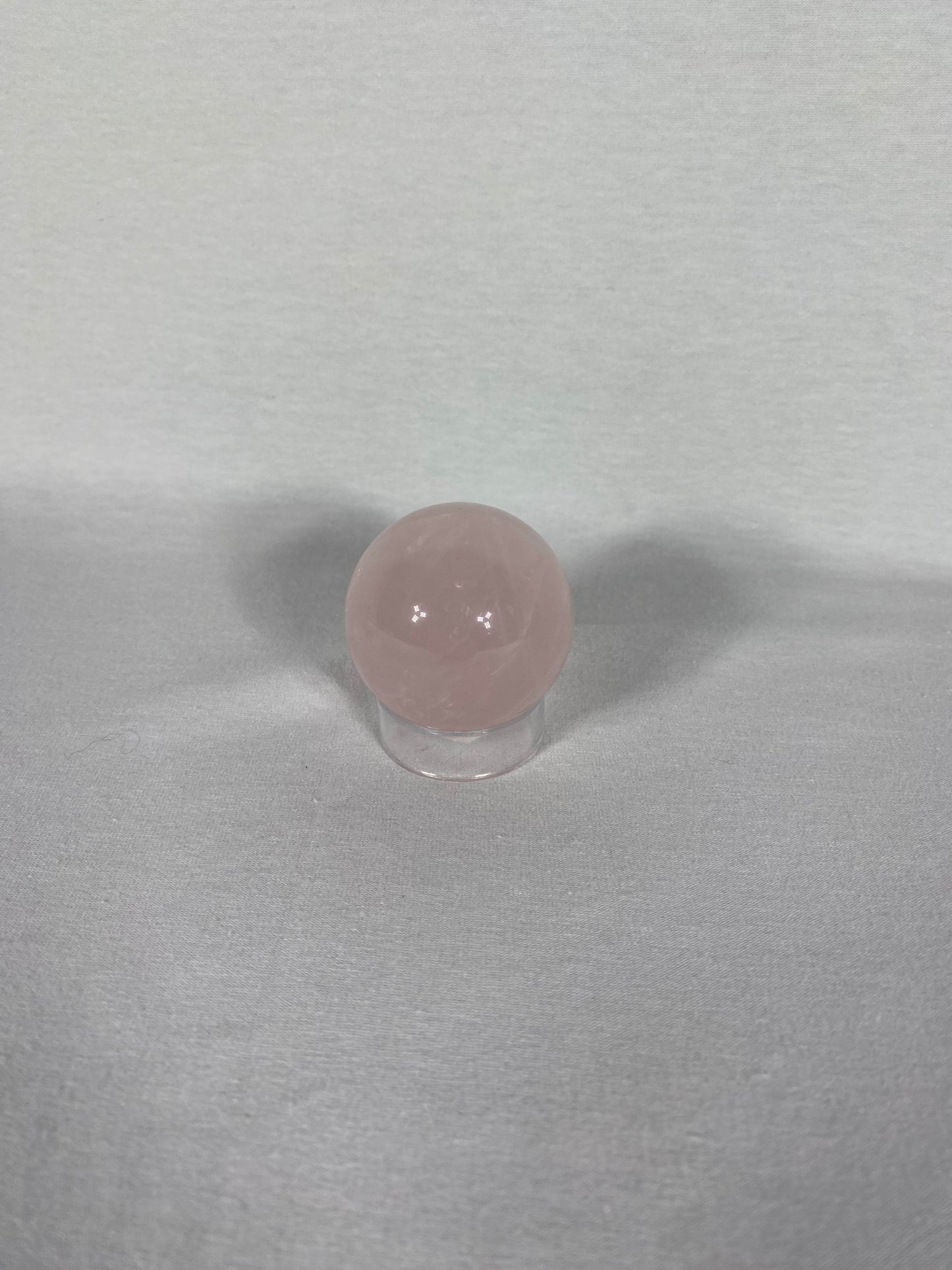 Madagascan Polished Rose Quartz Sphere (I)