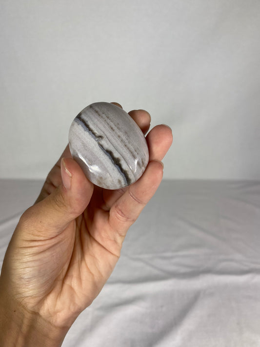 Madagascan Polished Jasper Palm Stone (L)