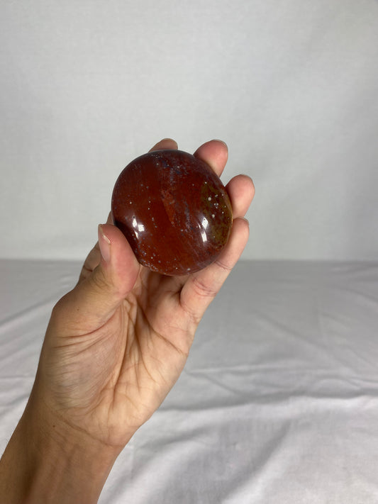 Madagascan Polished Jasper Palm Stone (H)