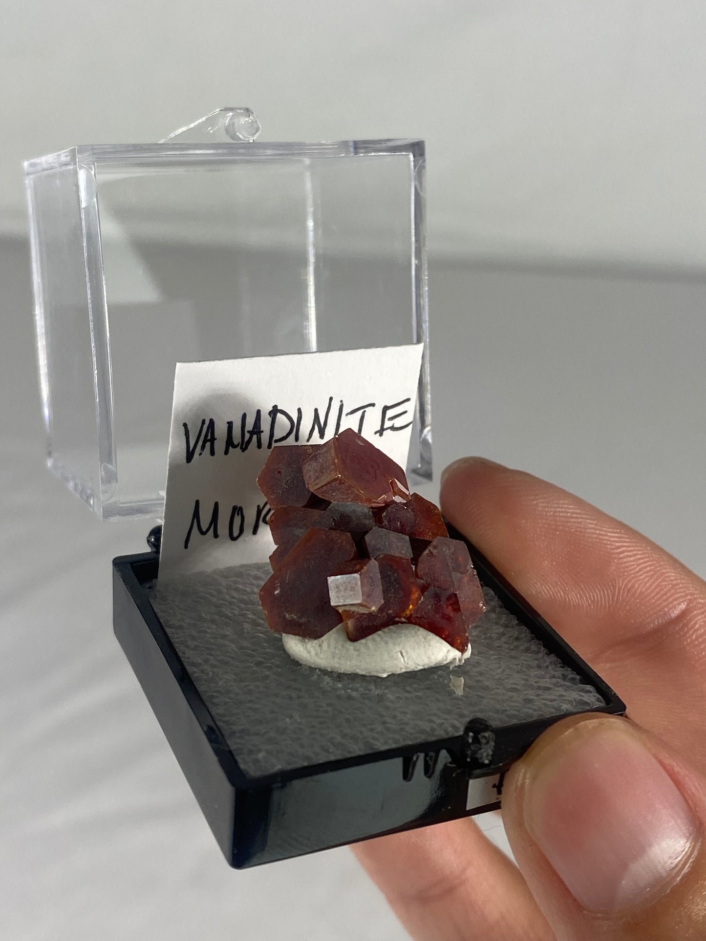 Moroccan Vanadinite Thumbnail Specimen (Pre-Done D)