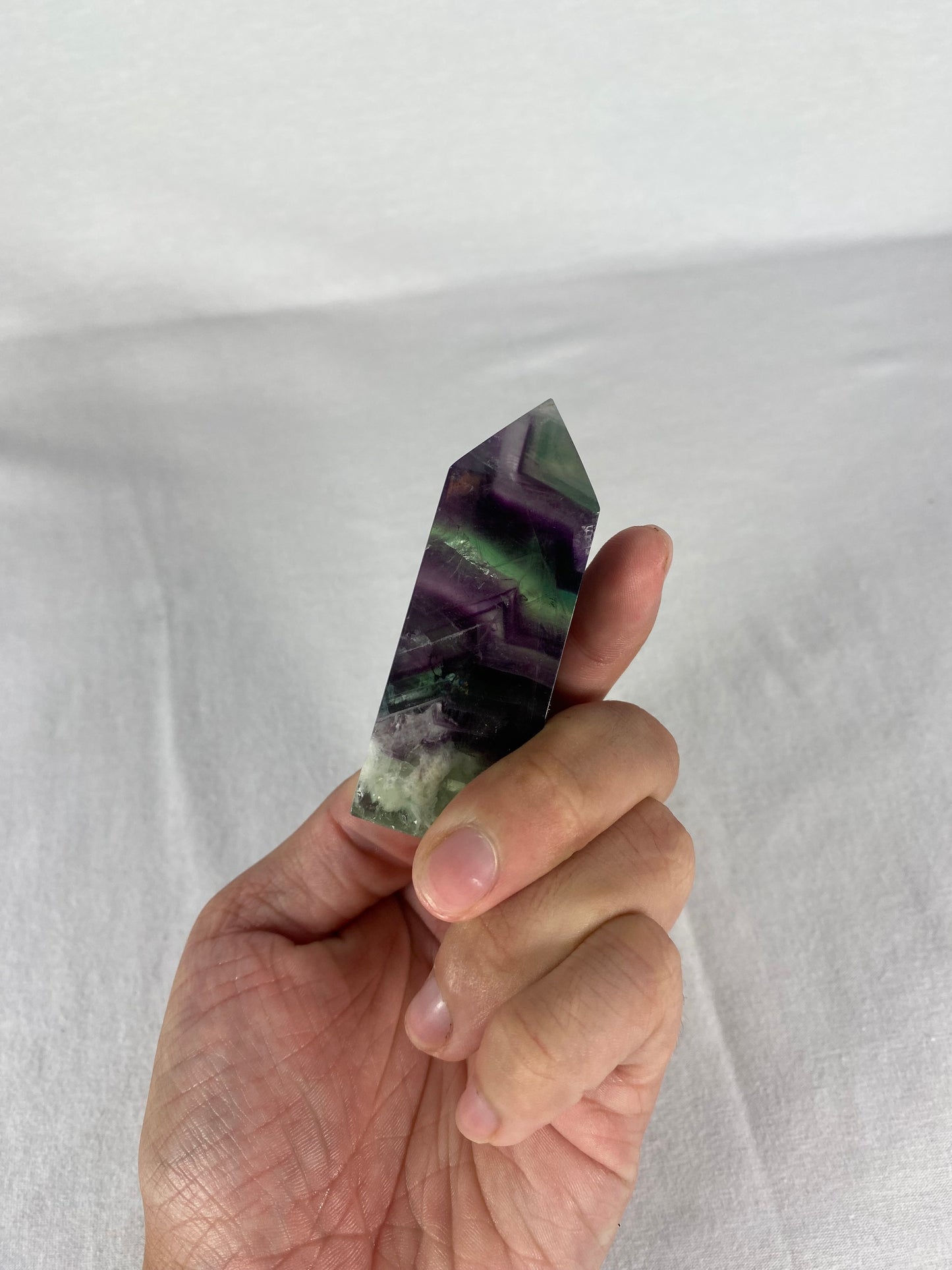 Chinese Polished Fluorite Tower (E)