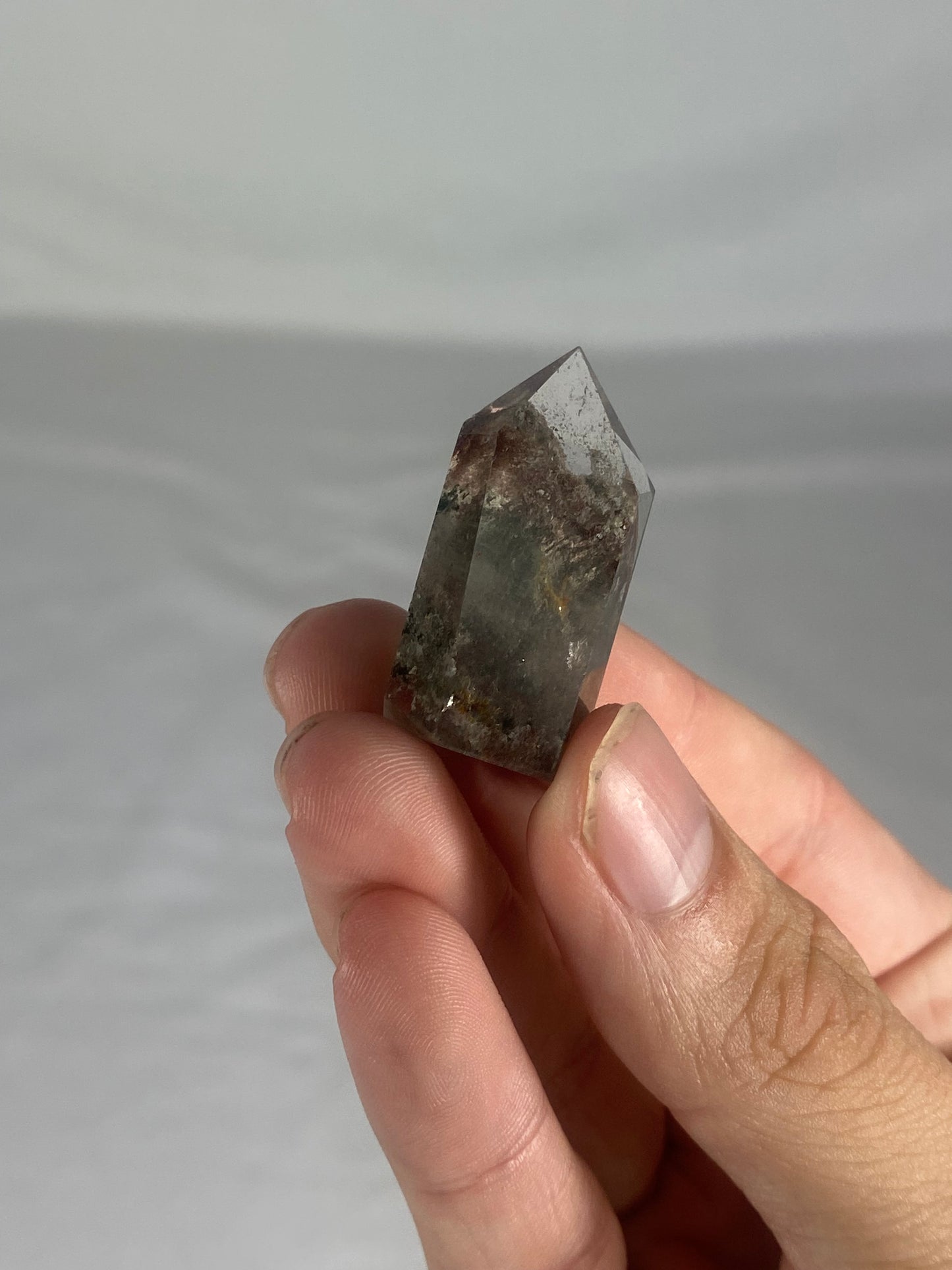 Madagascan Polished Garden Quartz Mini Tower (E)
