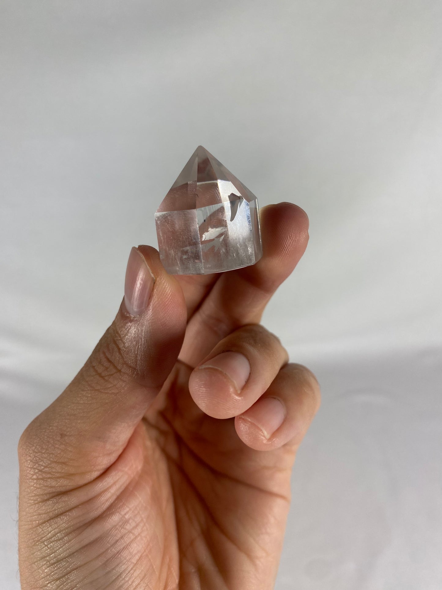 Chinese Polished Clear Quartz Tower (F)