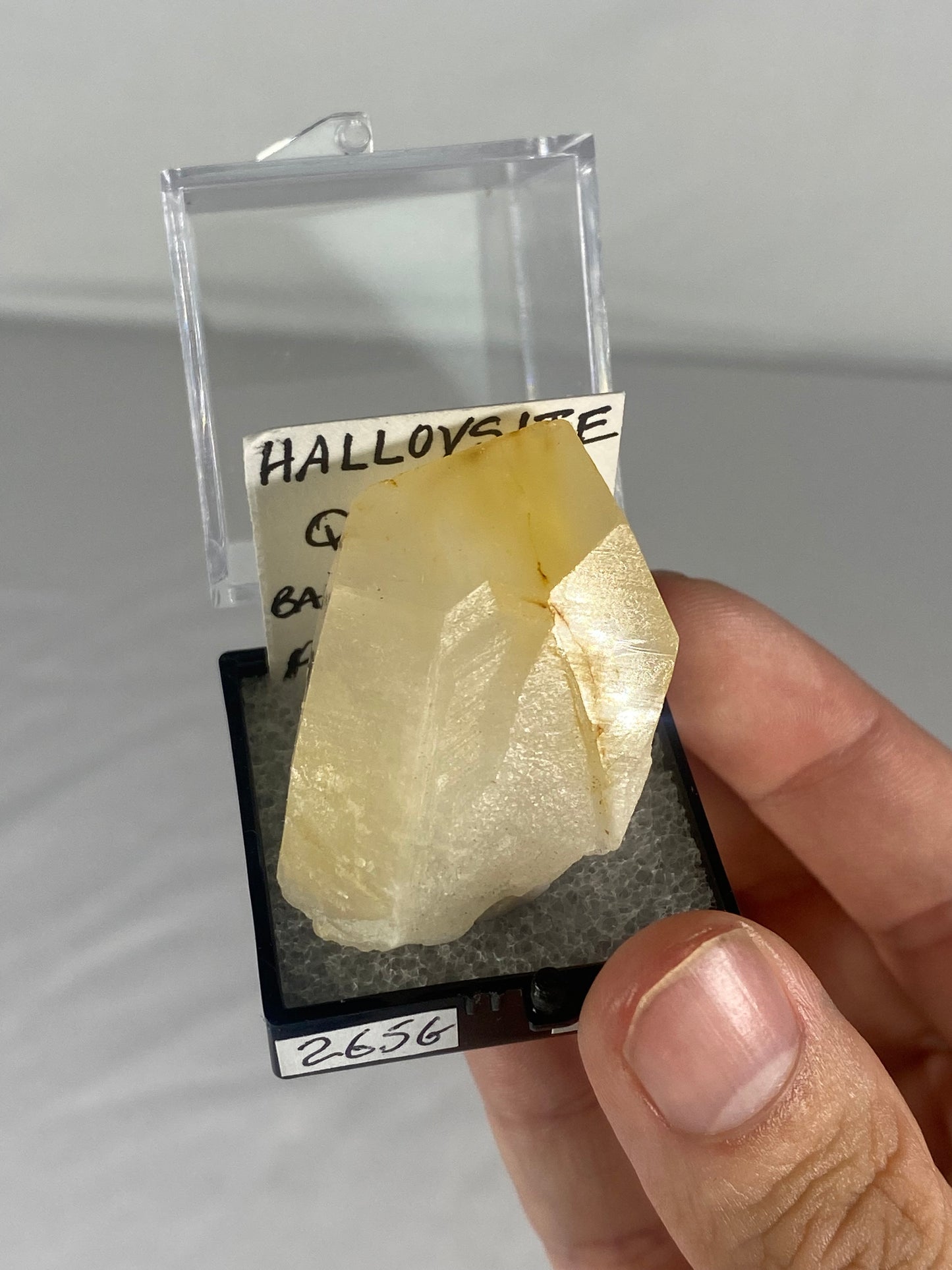 Pakistani Halloysite Quartz Thumbnail Specimen (Pre-Done K)