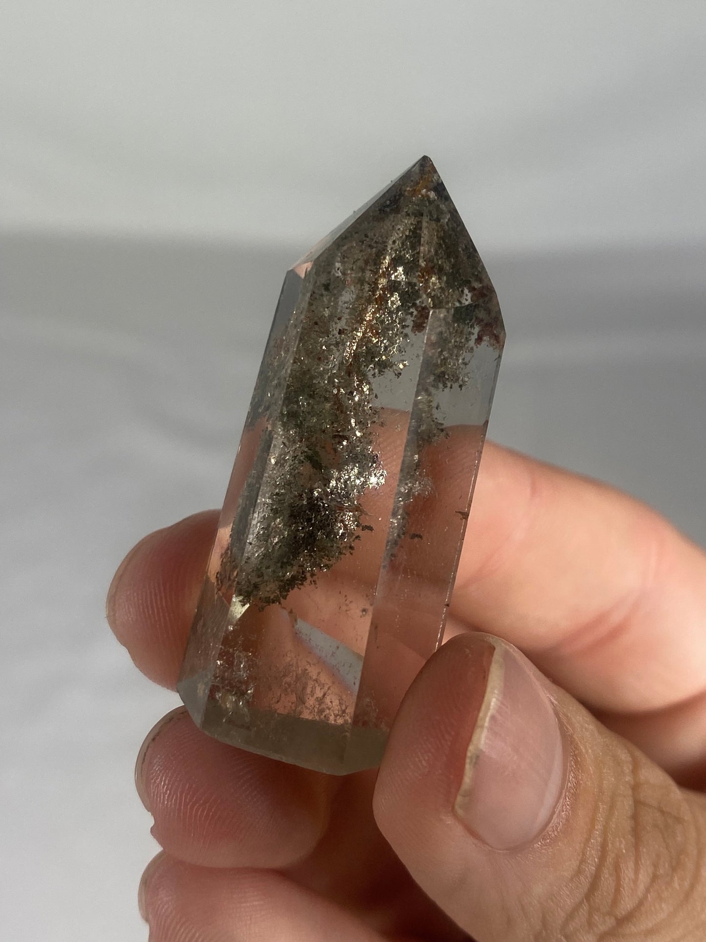 Madagascan Polished Garden Quartz Mini Tower (G)