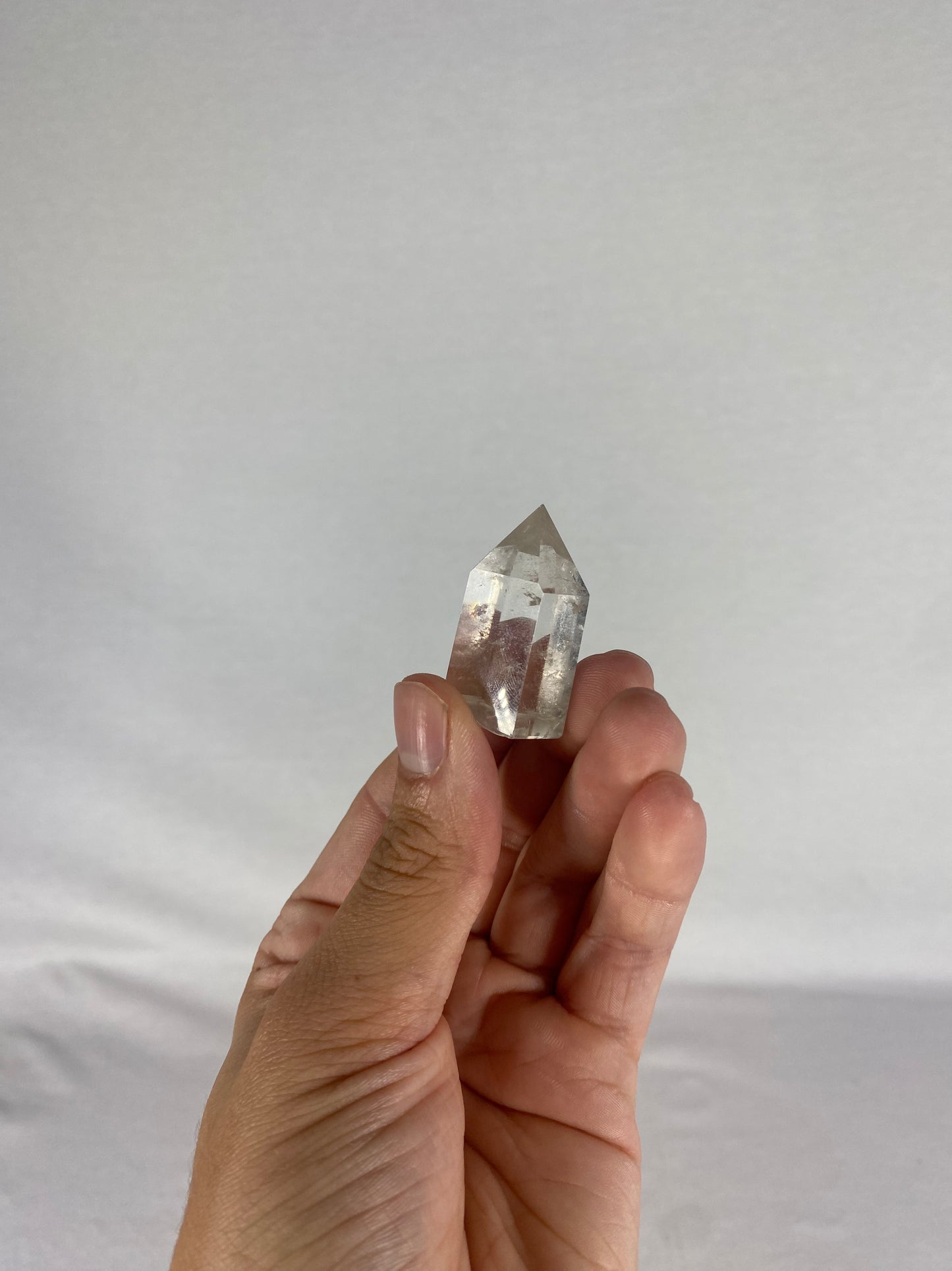 Chinese Polished Clear Quartz Tower (E)
