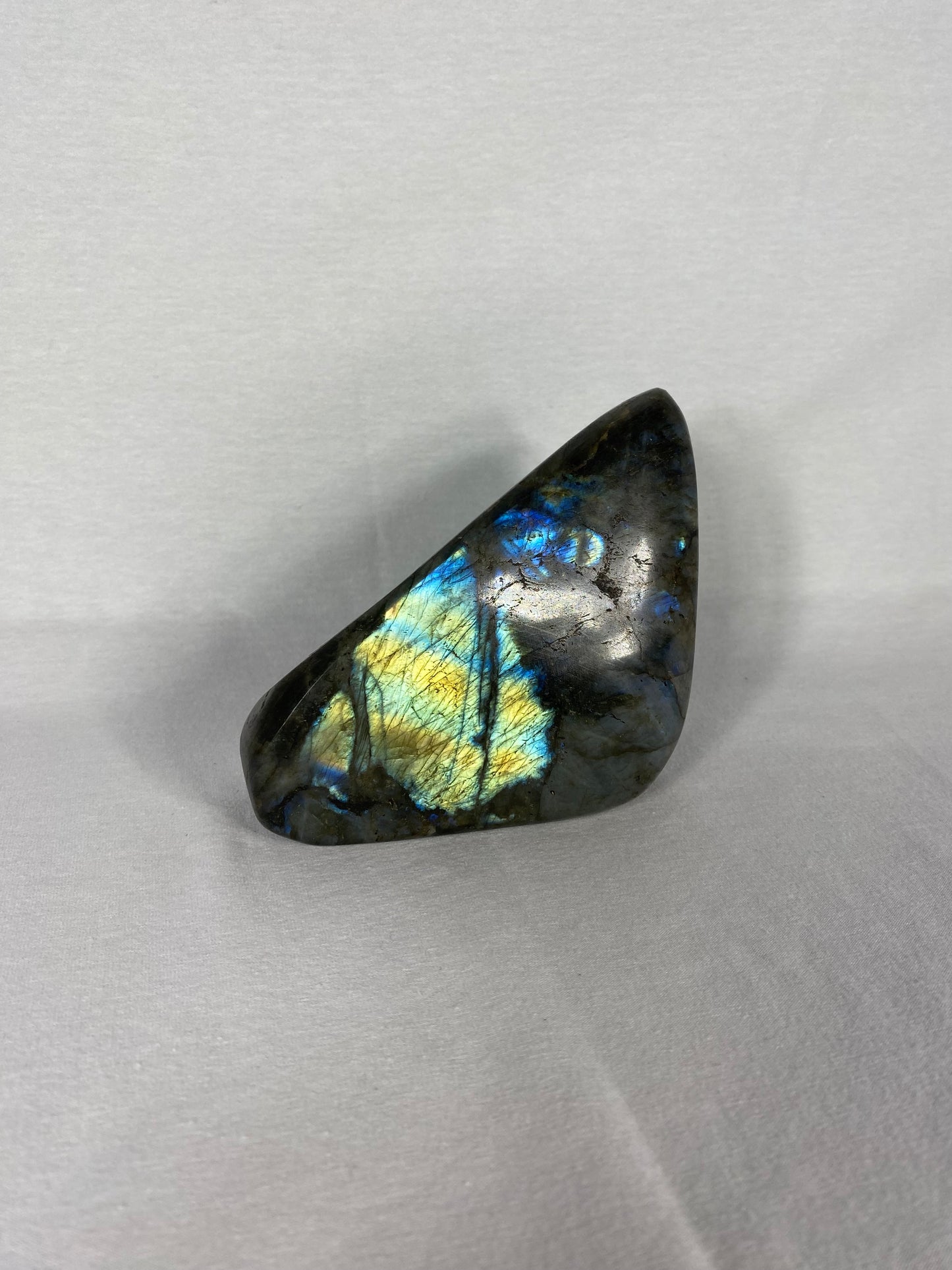 Madagascan Polished Labradorite Freeform Mountain (E)