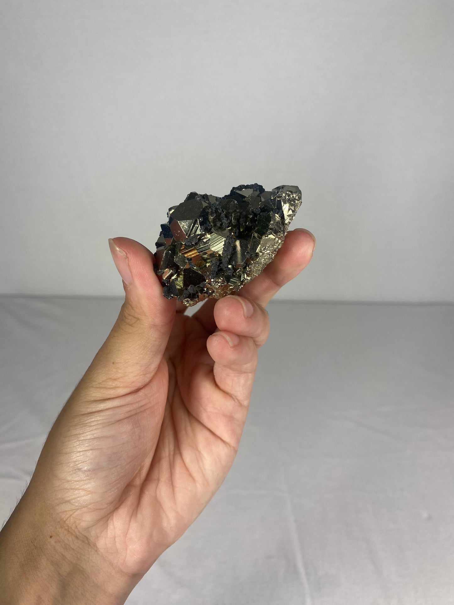 Peruvian Cubic Pyrite Specimen (L)