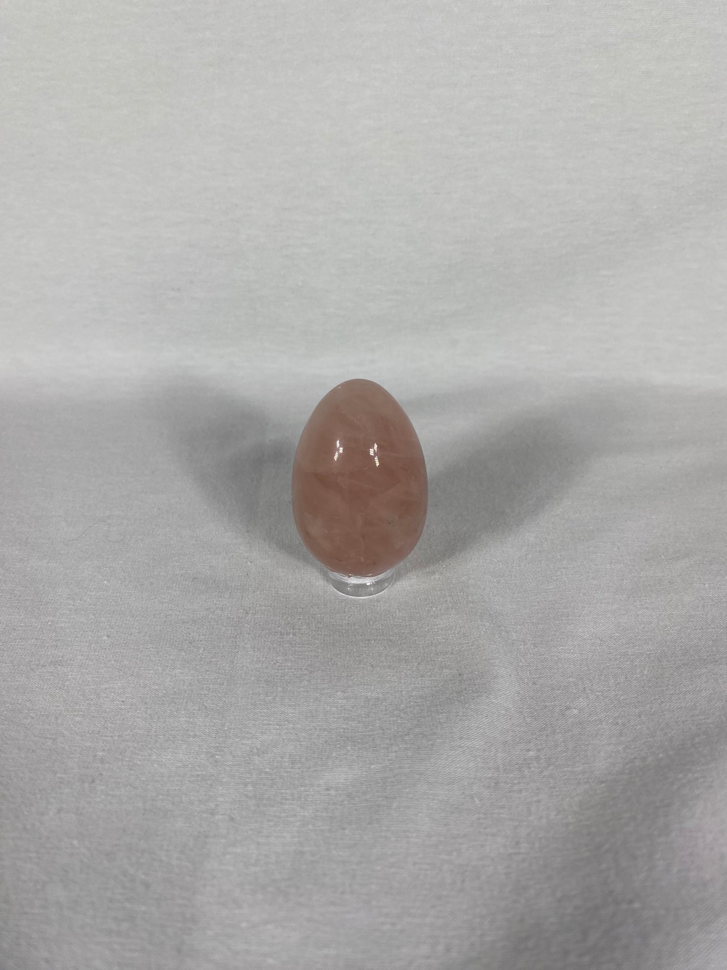 Madagascan Polished Rose Quartz Egg (B)