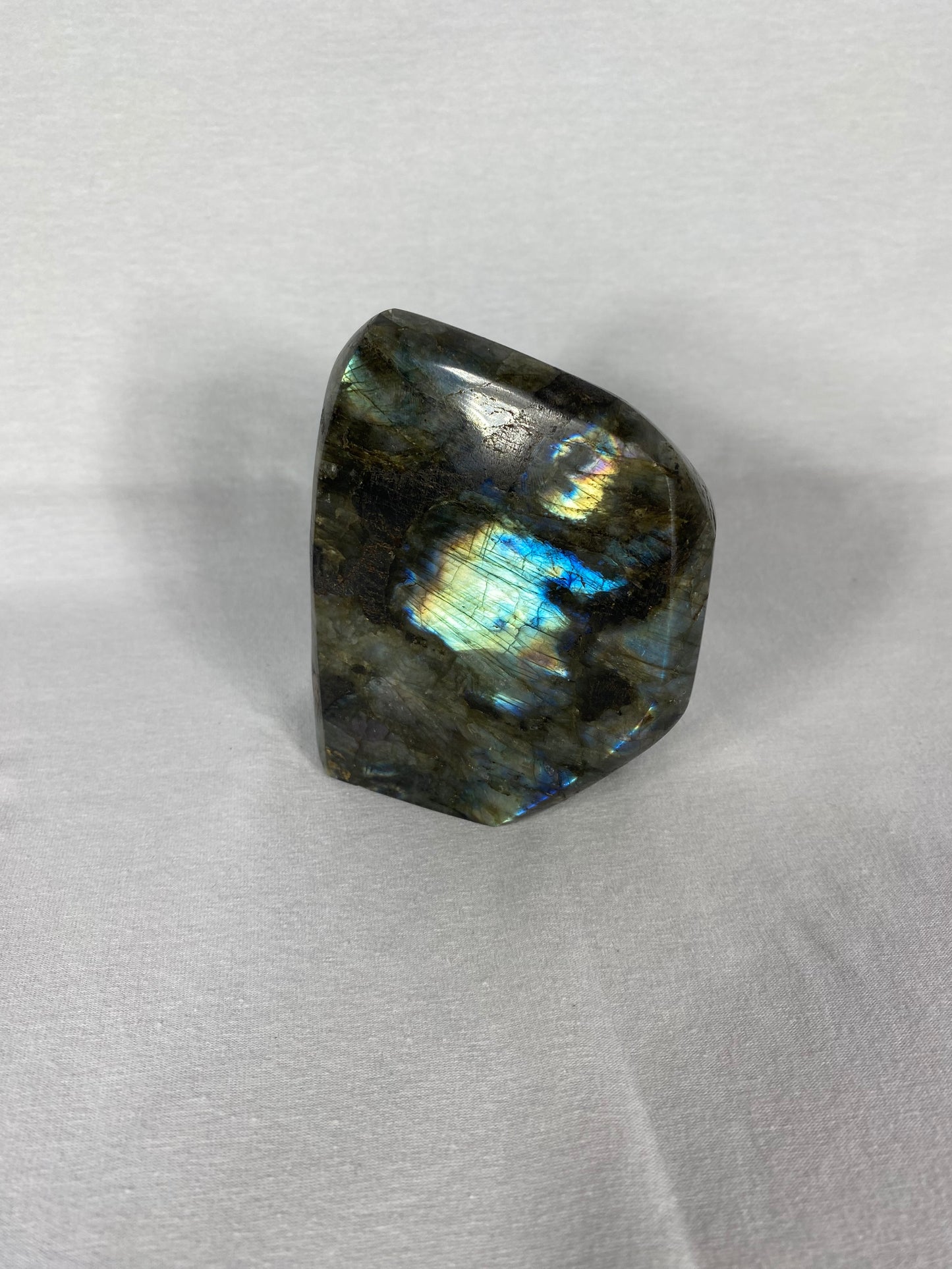Madagascan Polished Labradorite Freeform Mountain (F)