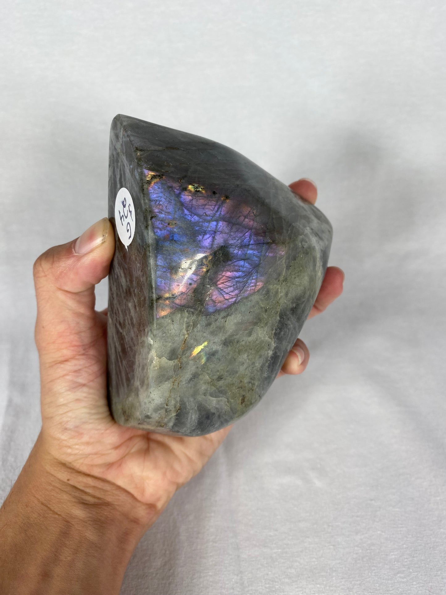 Madagascan Polished Labradorite Freeform Mountain (G)