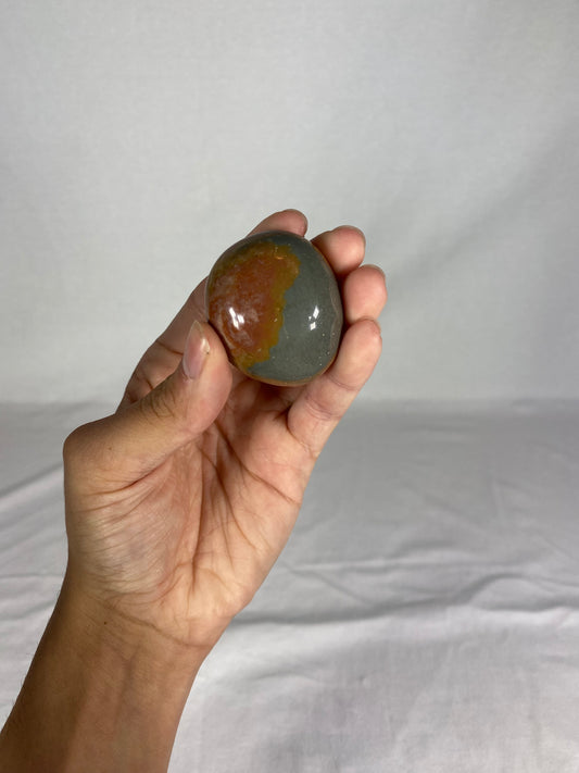 Madagascan Polished Jasper Palm Stone (A)