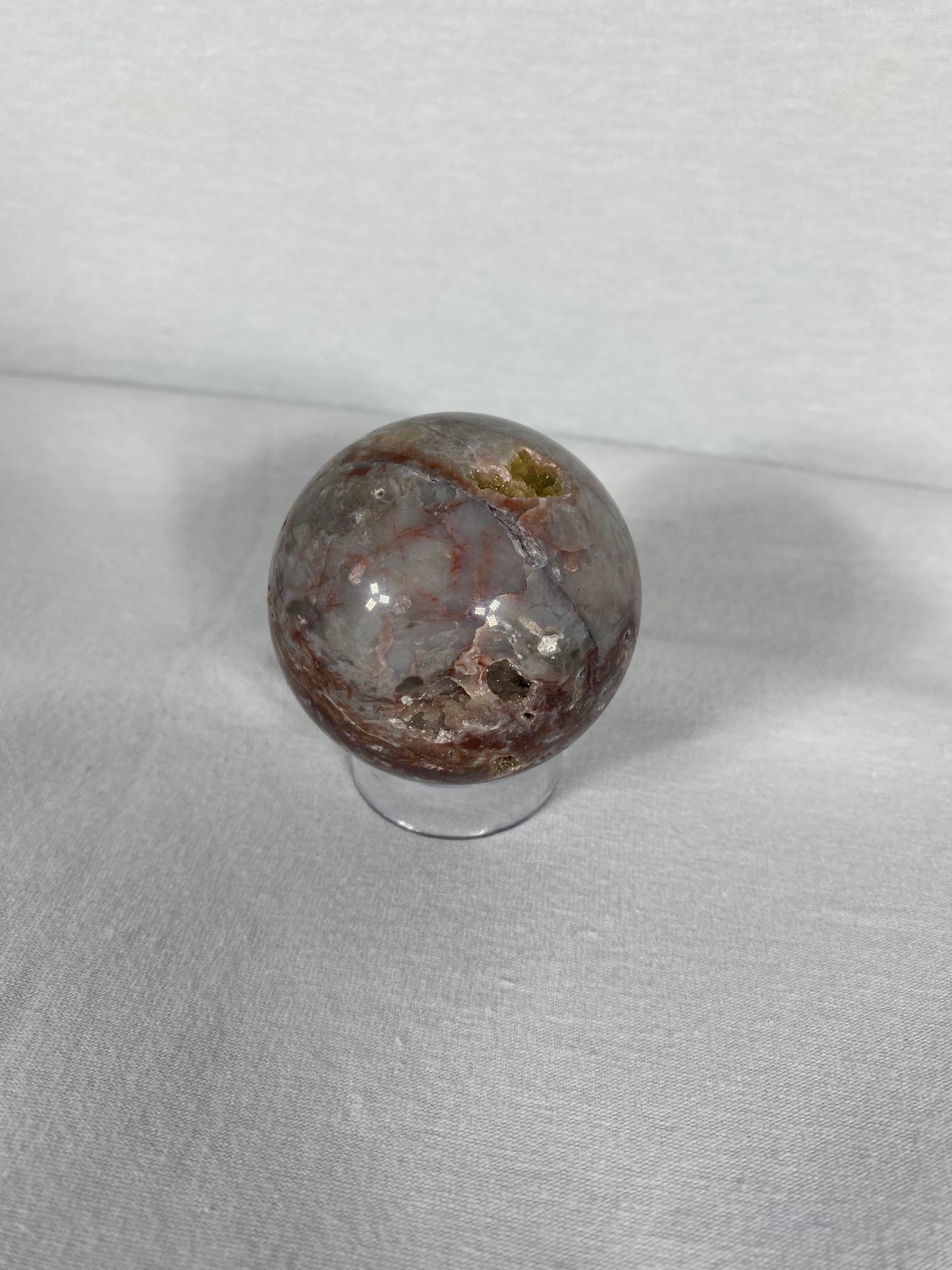Madagascan Polished Fire Quartz Sphere (N)