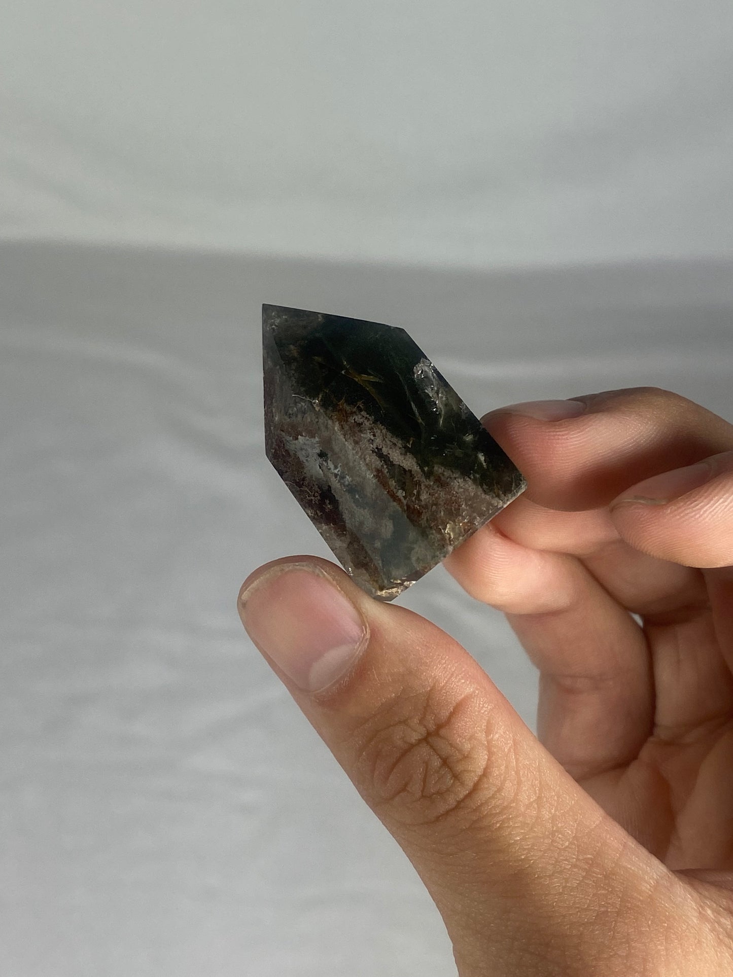 Madagascan Polished Garden Quartz Mini Tower (A)