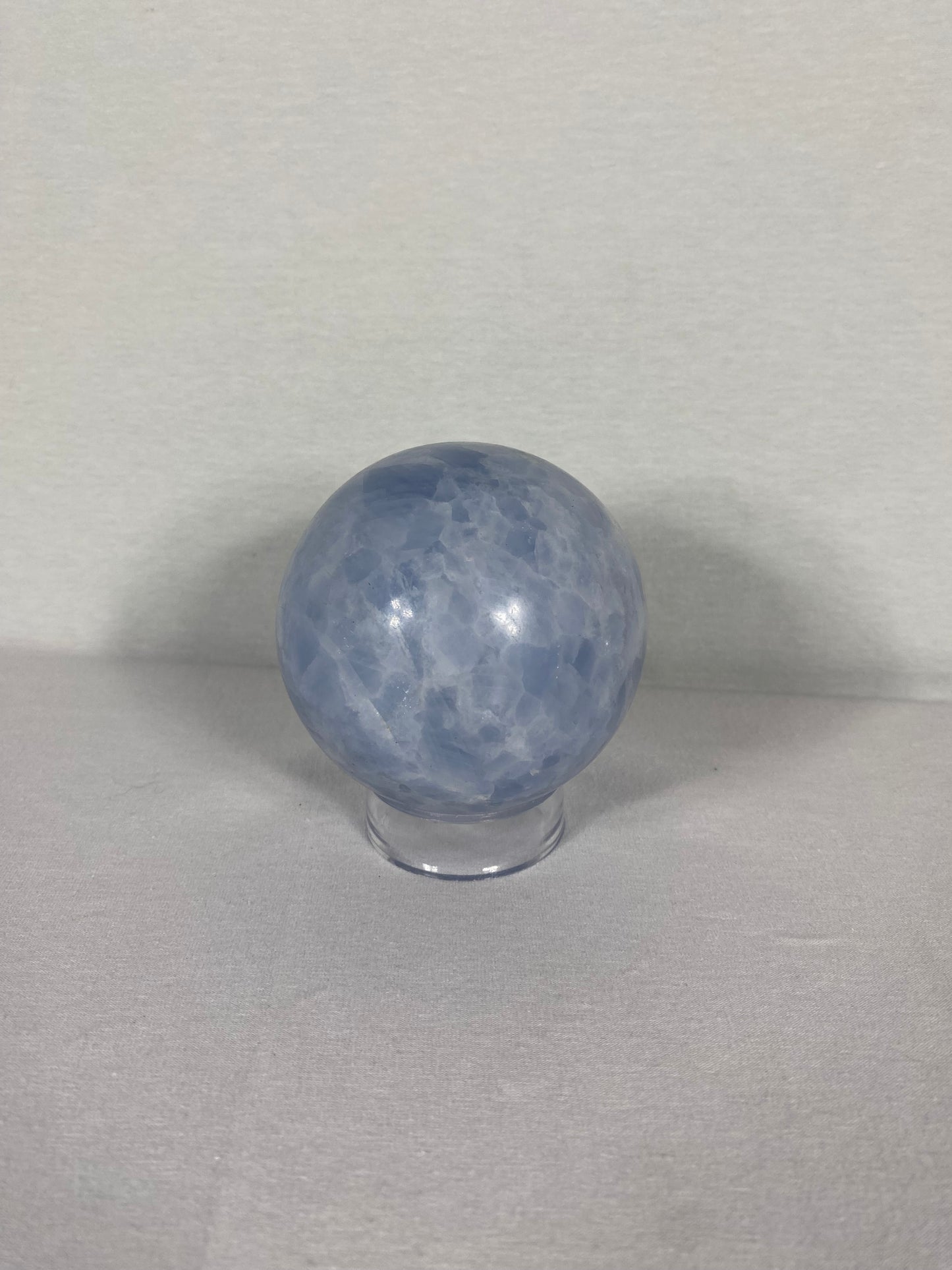 Madagascan Polished Blue Calcite Sphere (B)