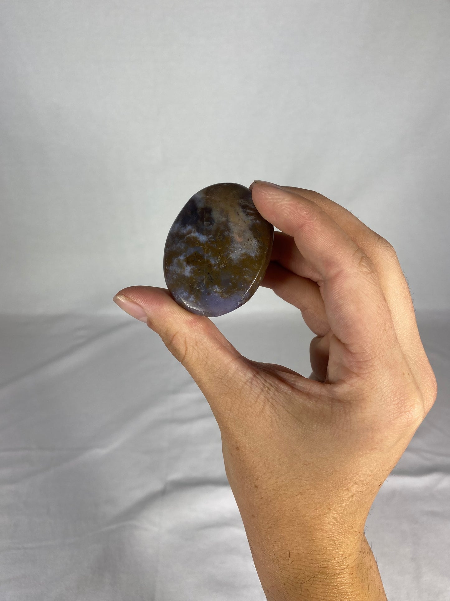 Madagascan Polished Jasper Palm Stone (C)