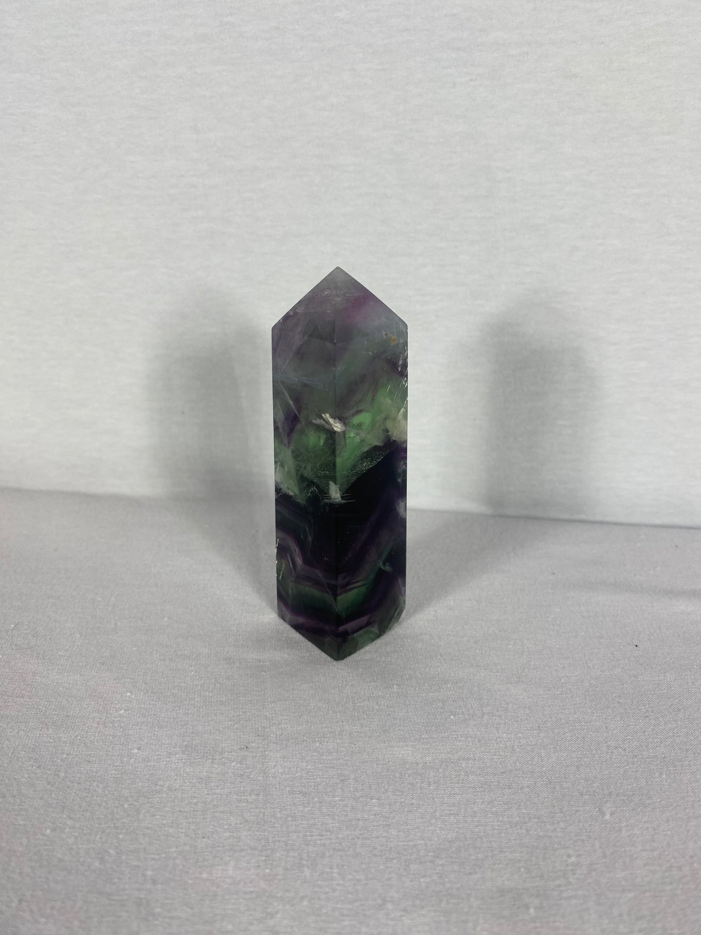 Chinese Polished Fluorite Tower (A)