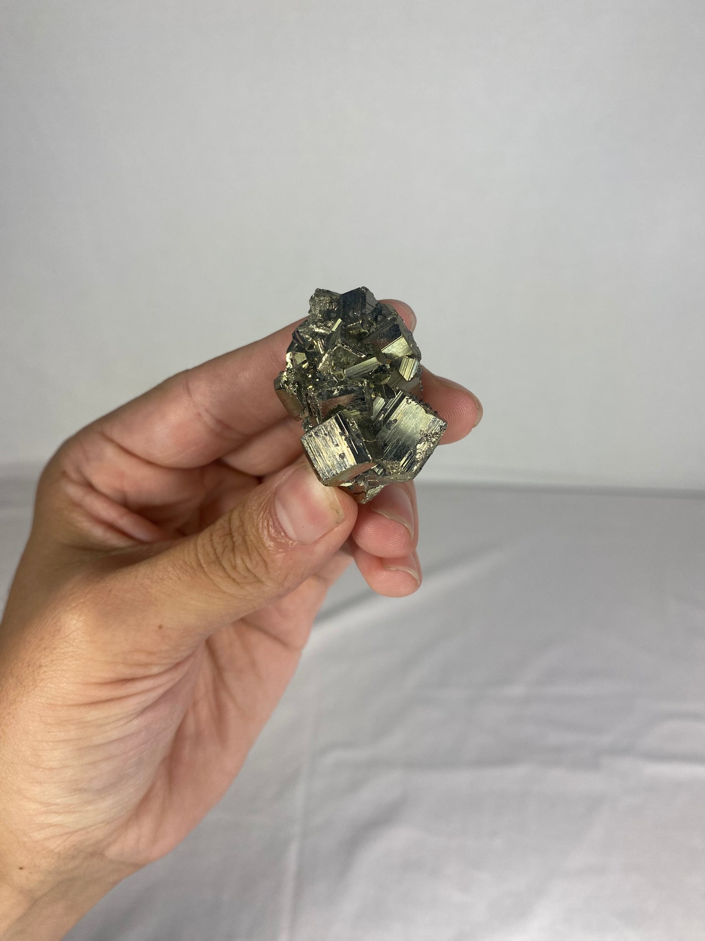 Peruvian Cubic Pyrite Specimen (H)