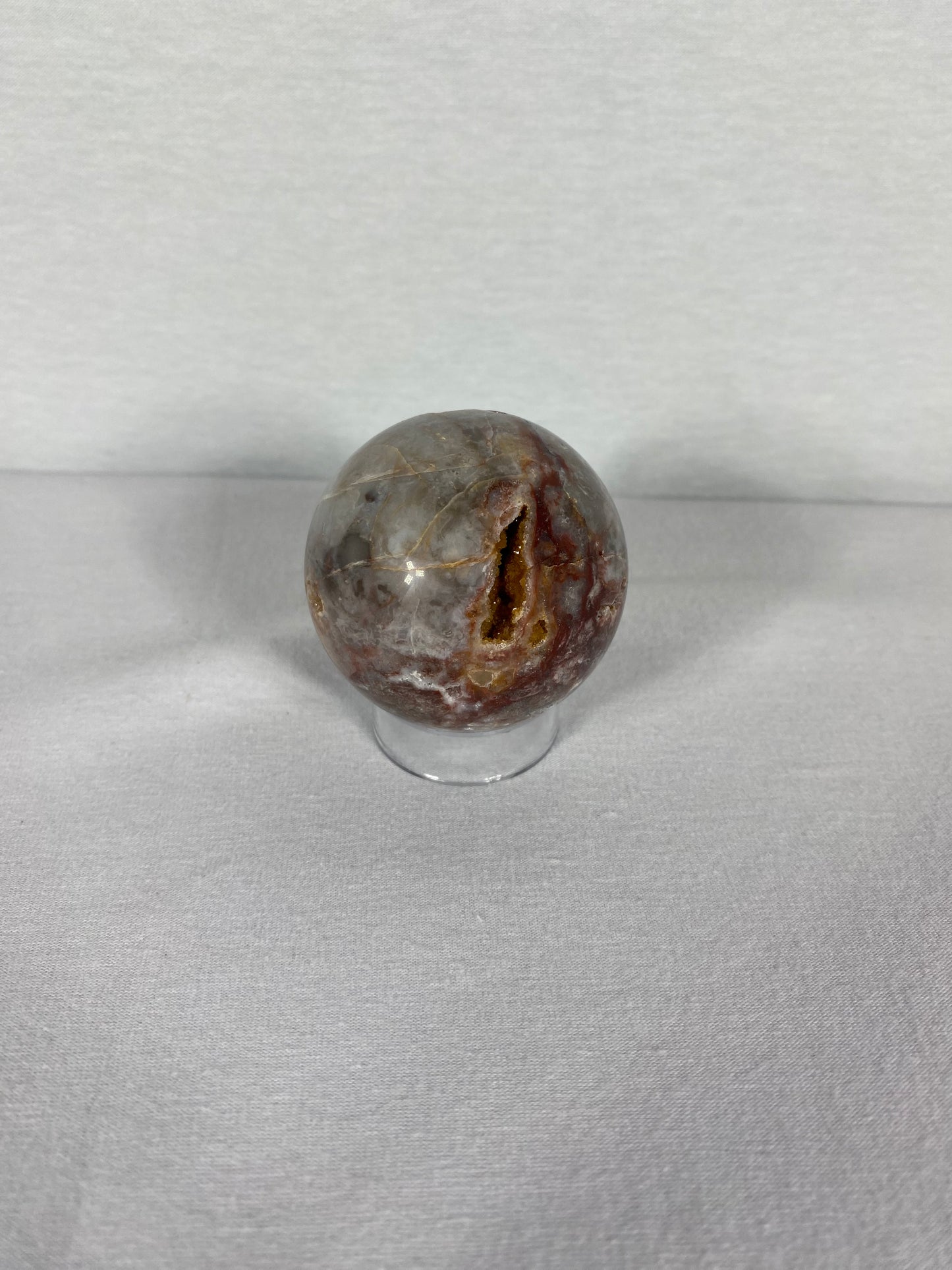 Madagascan Polished Fire Quartz Sphere (N)