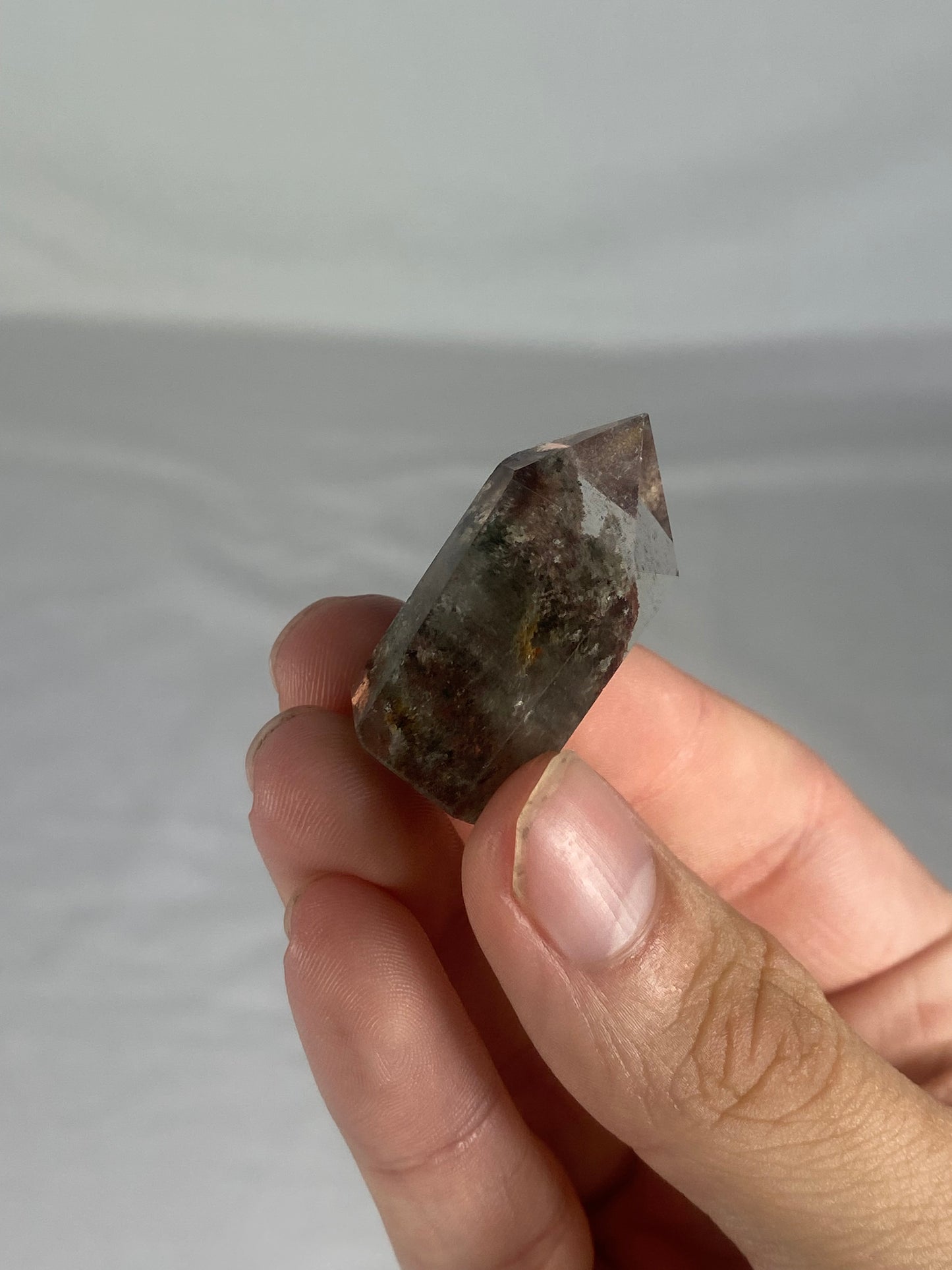 Madagascan Polished Garden Quartz Mini Tower (E)