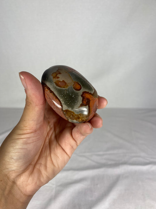 Madagascan Polished Jasper Palm Stone (M)