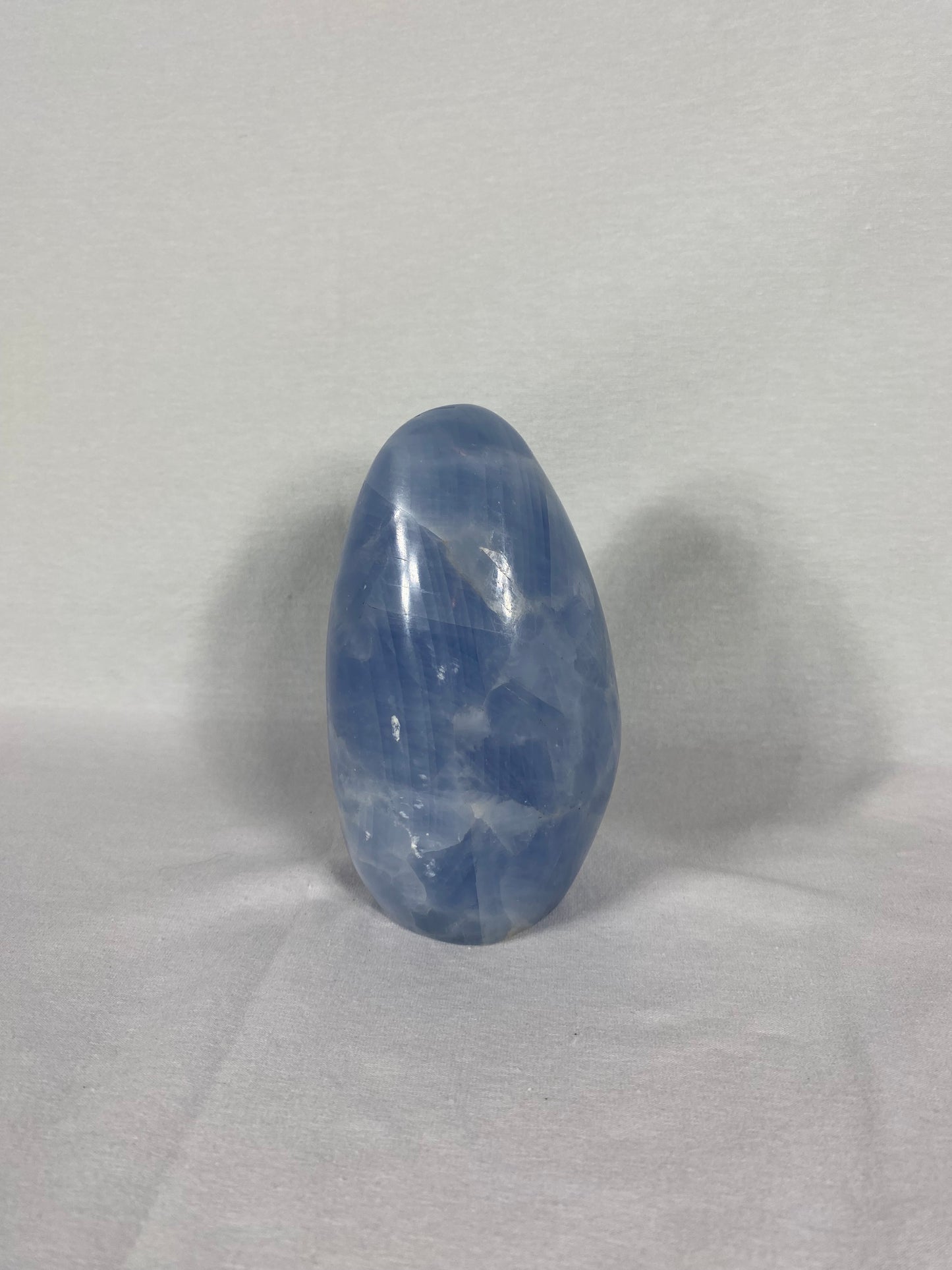 Madagascan Polished Blue Calcite Mountain (I)