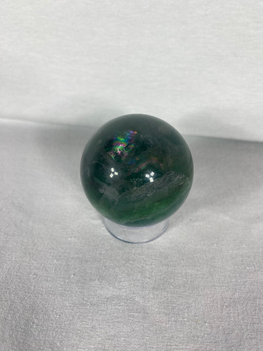 Chinese Polished Fluorite Sphere (D)