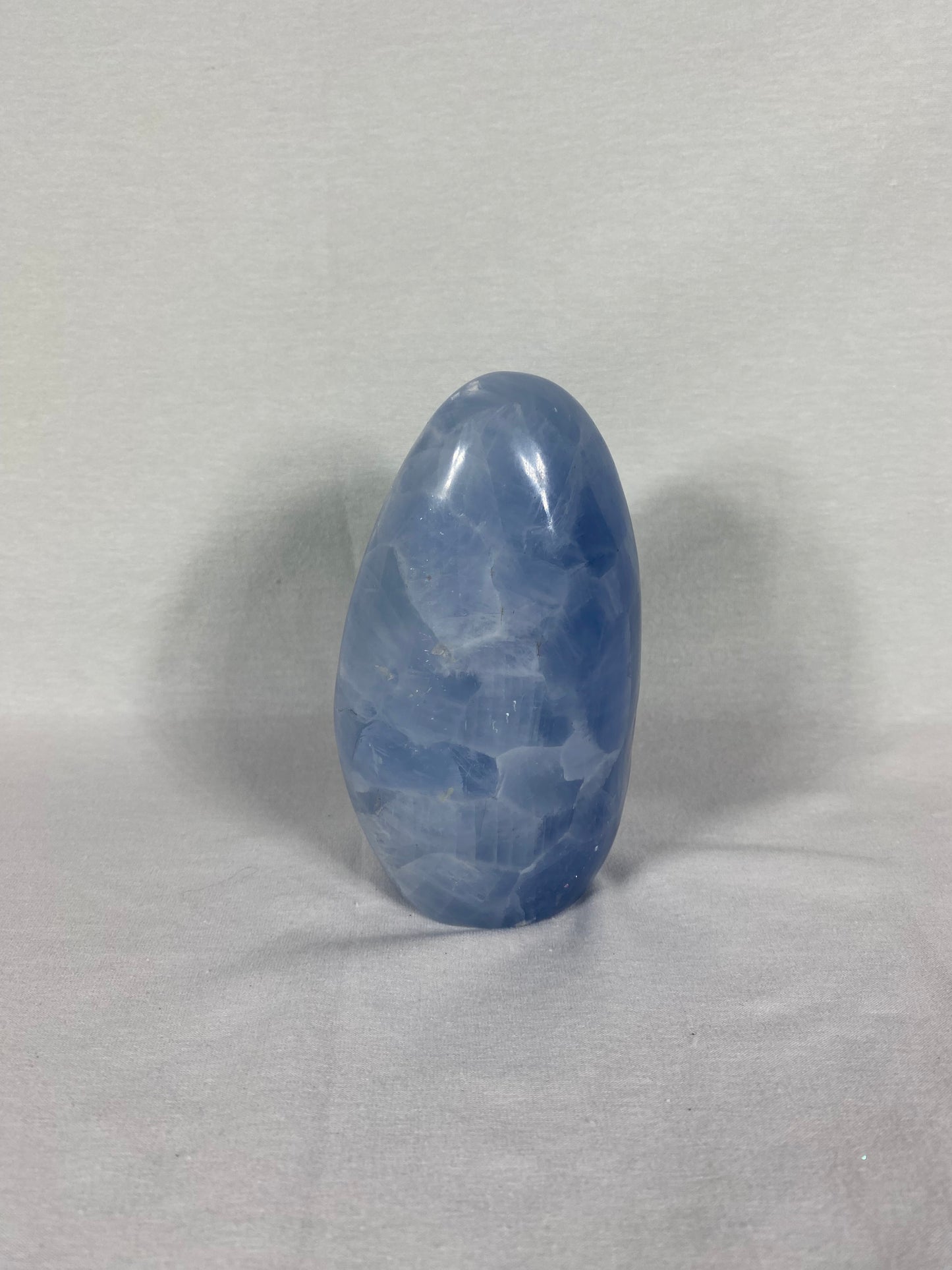 Madagascan Polished Blue Calcite Mountain (I)