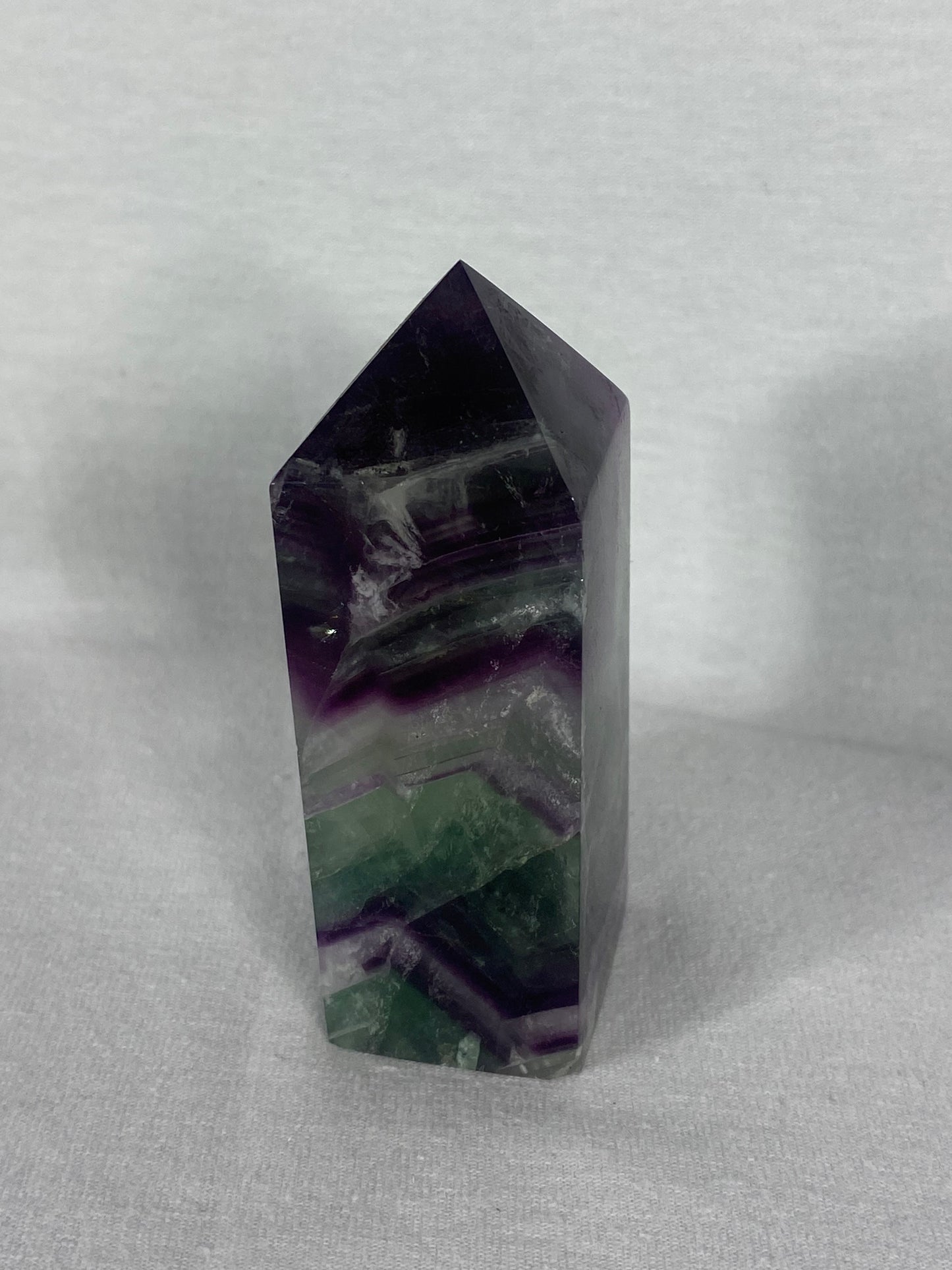 Chinese Polished Fluorite Tower (C)