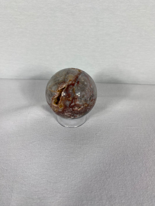 Madagascan Polished Fire Quartz Sphere (N)