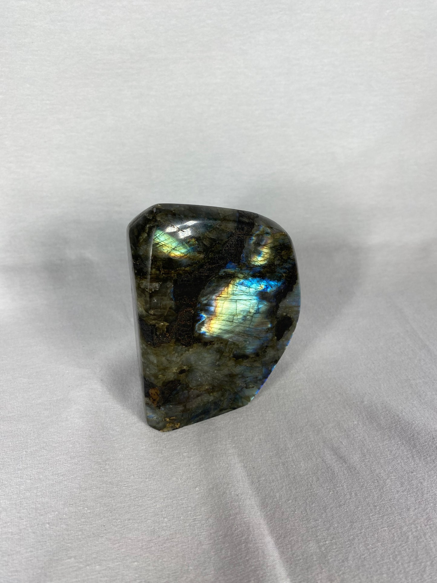 Madagascan Polished Labradorite Freeform Mountain (F)