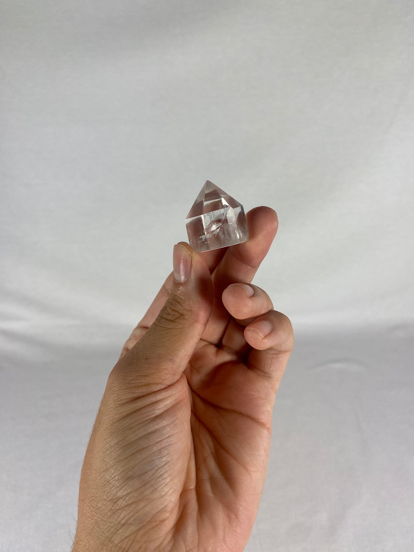 Chinese Polished Clear Quartz Tower (F)