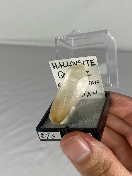 Pakistani Halloysite Quartz Thumbnail Specimen (Pre-Done J)