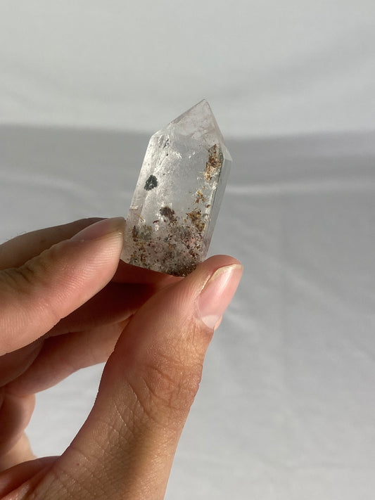 Madagascan Polished Garden Quartz Mini Tower (C)