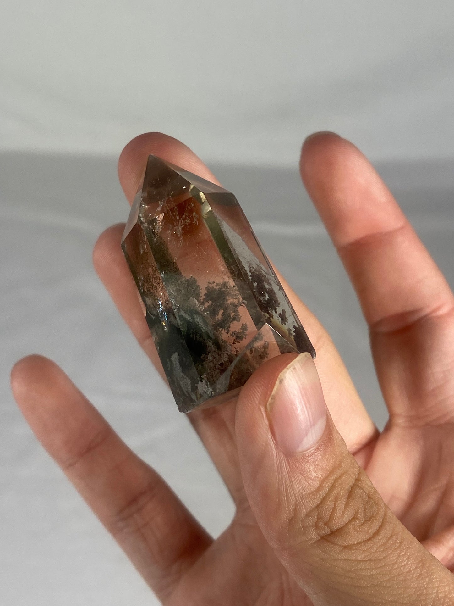 Madagascan Polished Garden Quartz Mini Tower (F)