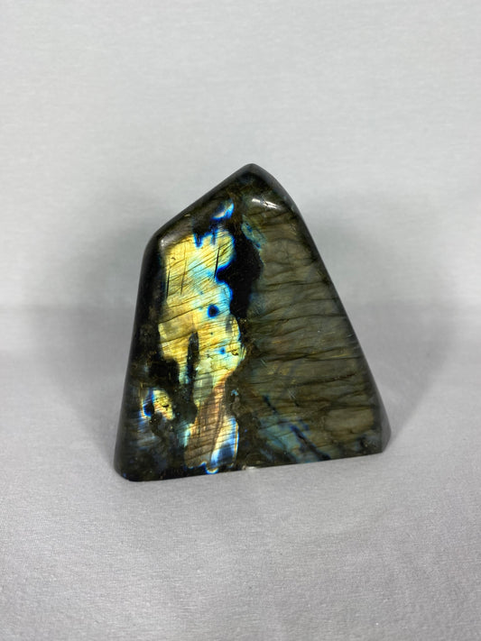 Madagascan Polished Labradorite Freeform Mountain (D)
