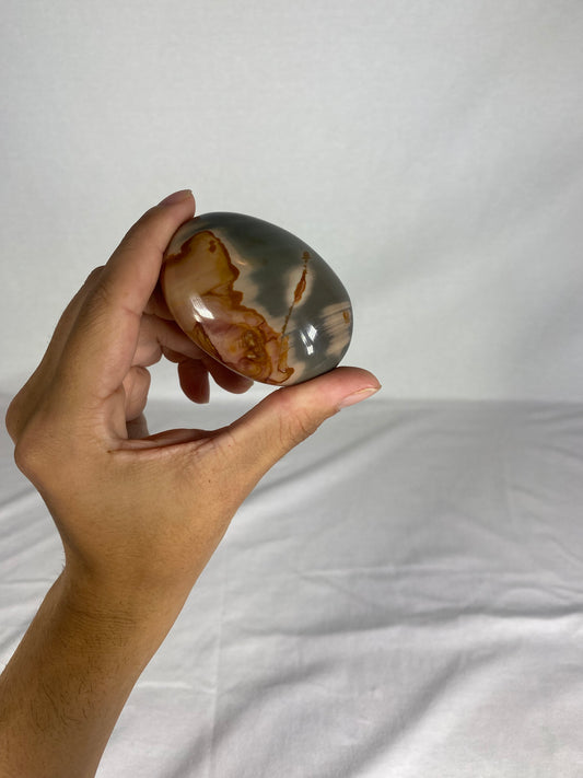 Madagascan Polished Jasper Palm Stone (T)